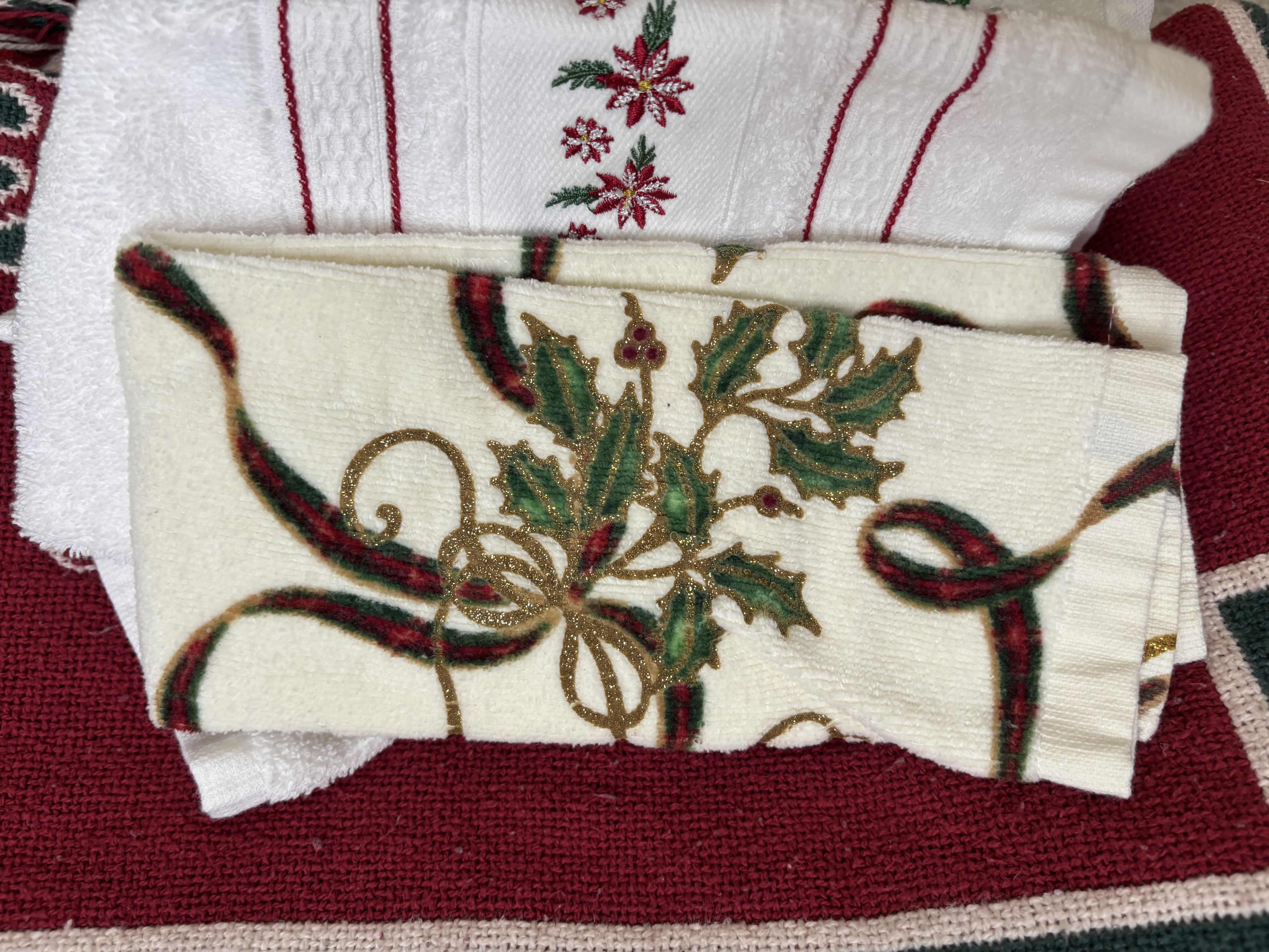 Photo 1 of BLANKET & CHRISTMAS TOWELS