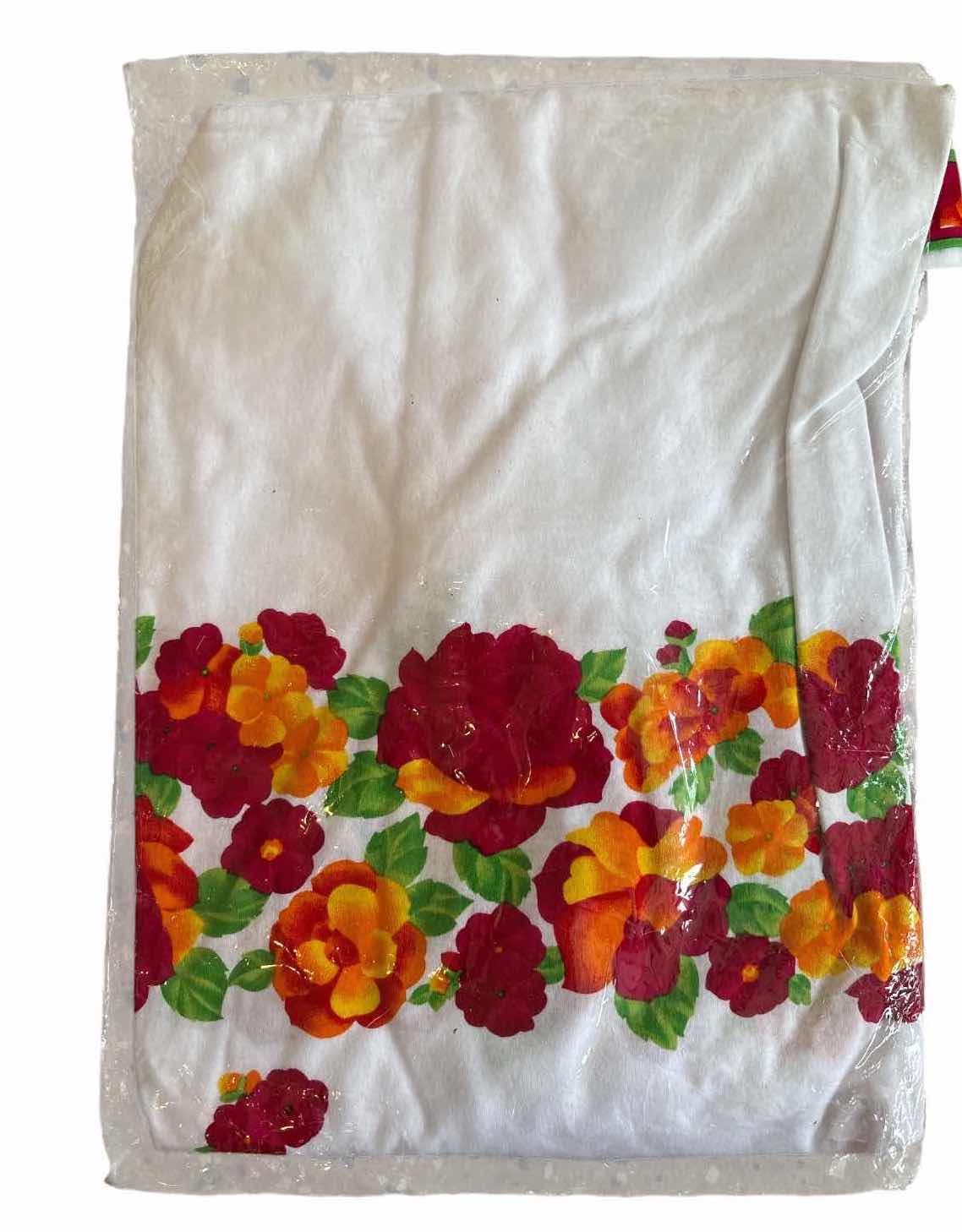 Photo 1 of (5)PCS NWT FLORAL TUNIC TOPS WITH COLORFUL TRIM WOMENS SIZE S,M&L  $70