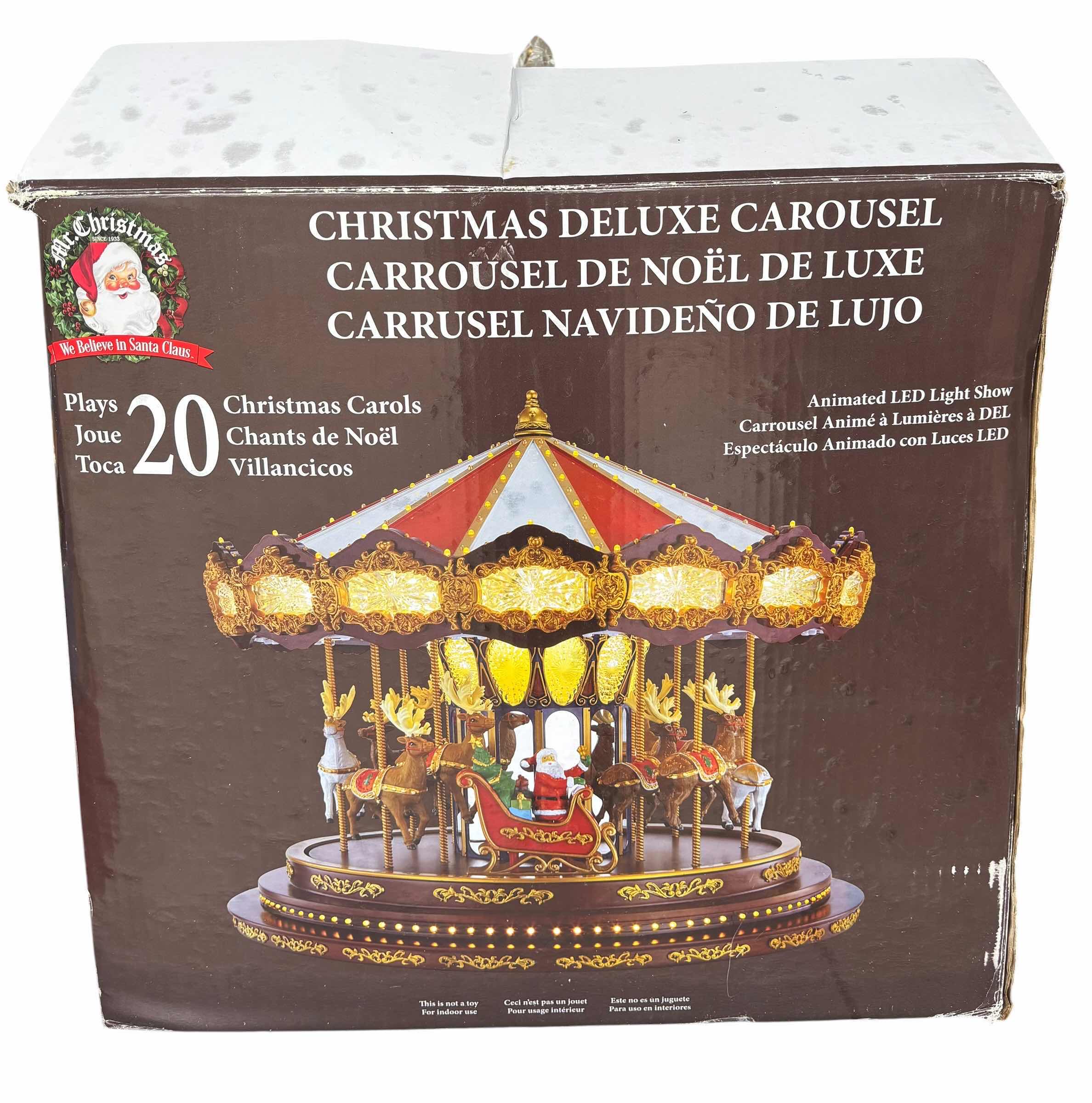 Photo 1 of CHRISTMAS CAROUSEL IN ORIGINAL BOX
