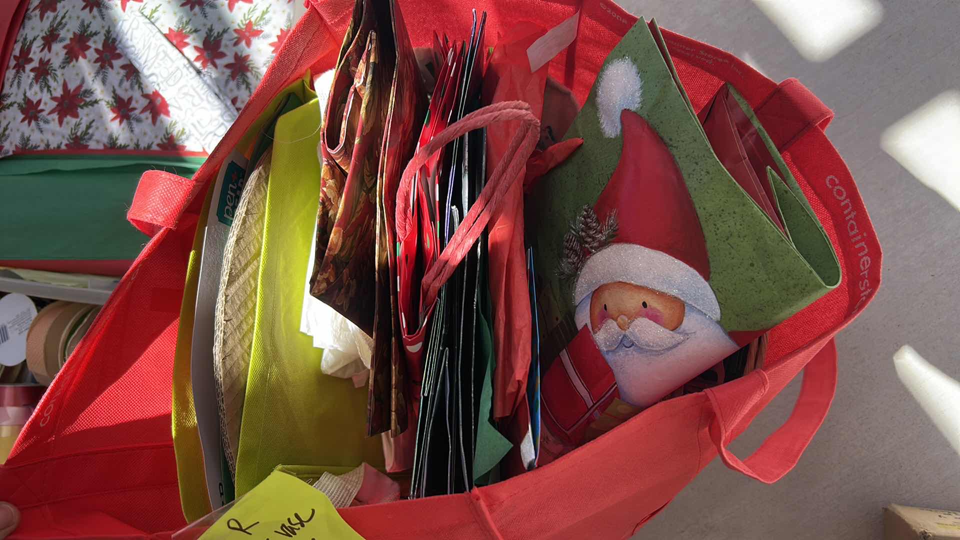 Photo 1 of GIFT WRAPPING SUPPLIES – GIFT BAGS, RIBBON, AND TISSUE PAPER
