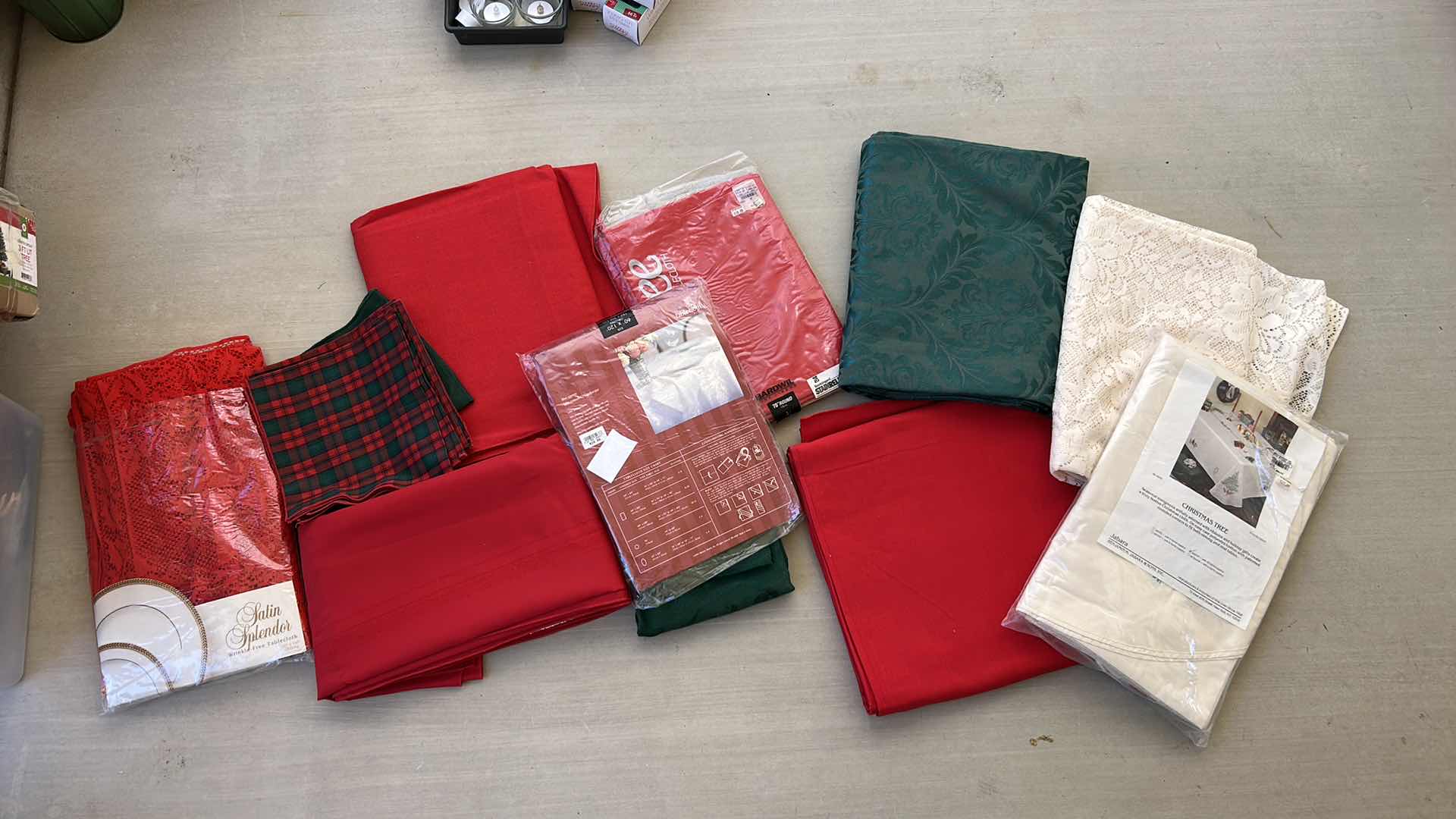 Photo 1 of CHRISTMAS TABLECLOTHS