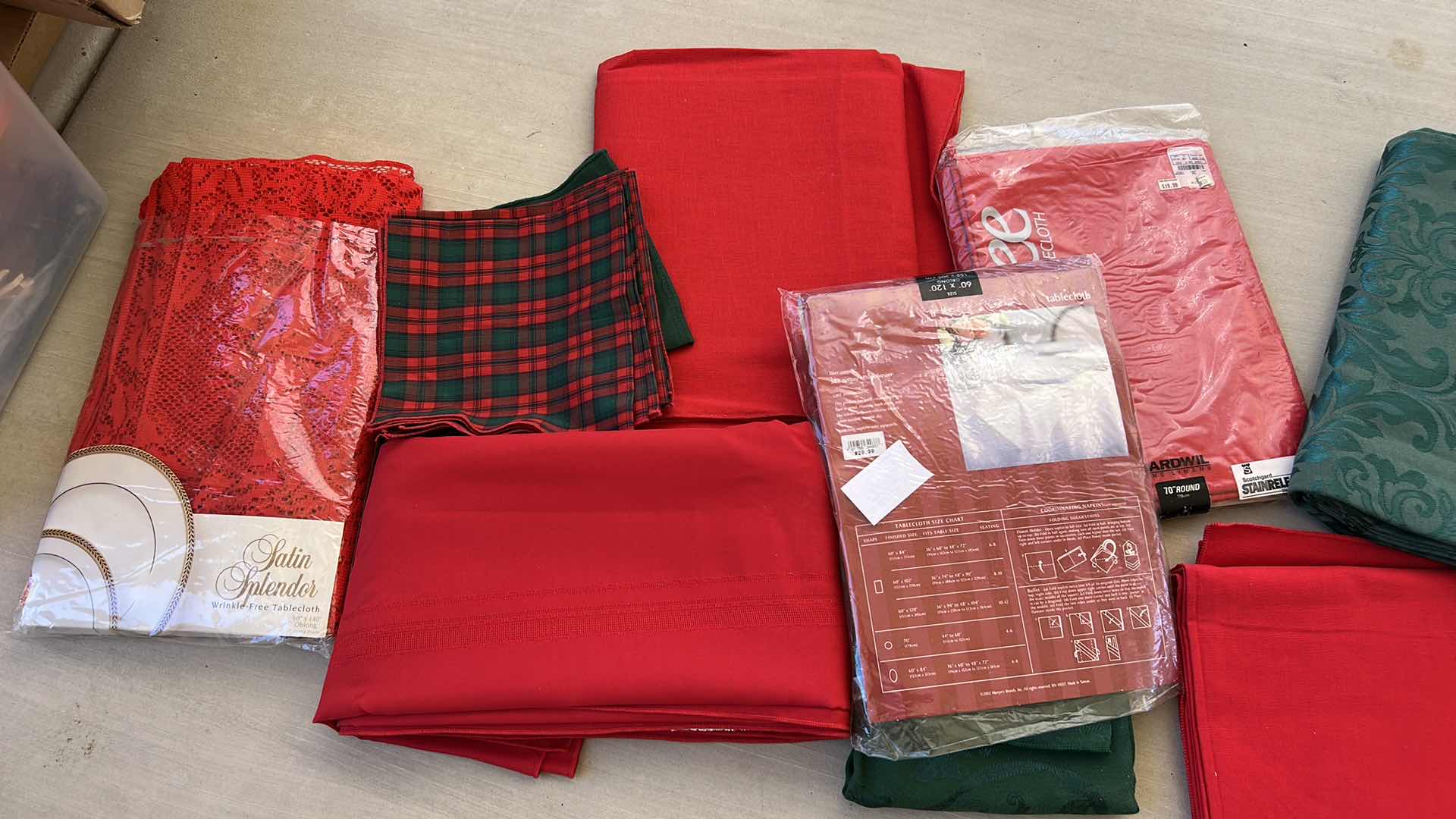 Photo 1 of CHRISTMAS TABLECLOTHS