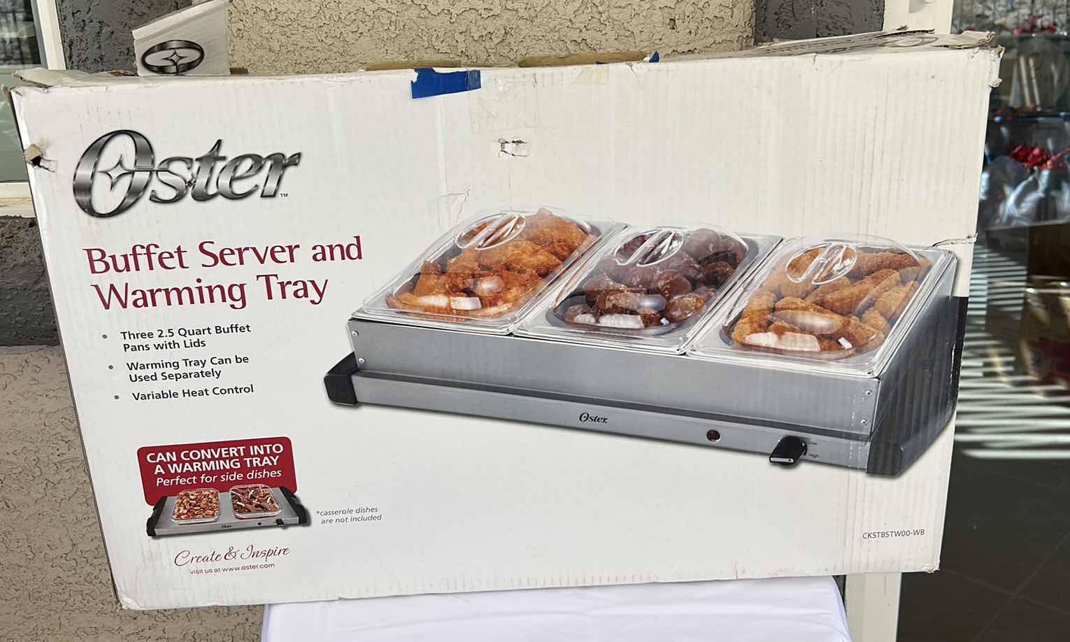 Photo 1 of OSTER BUFFET SERVER AND WARMING TRAY