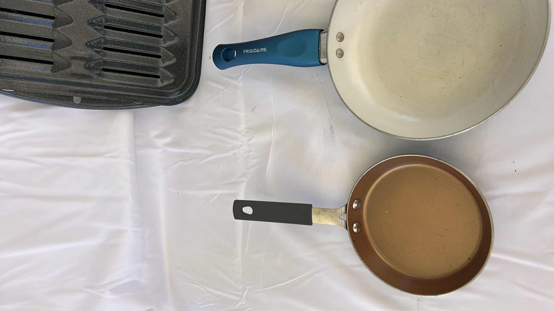 Photo 1 of SKILLETS, POTS AND PANS