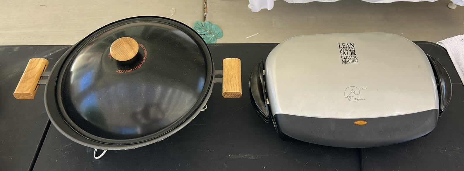 Photo 1 of ELECTRIC WOK AND GEORGE FOREMAN GRILL