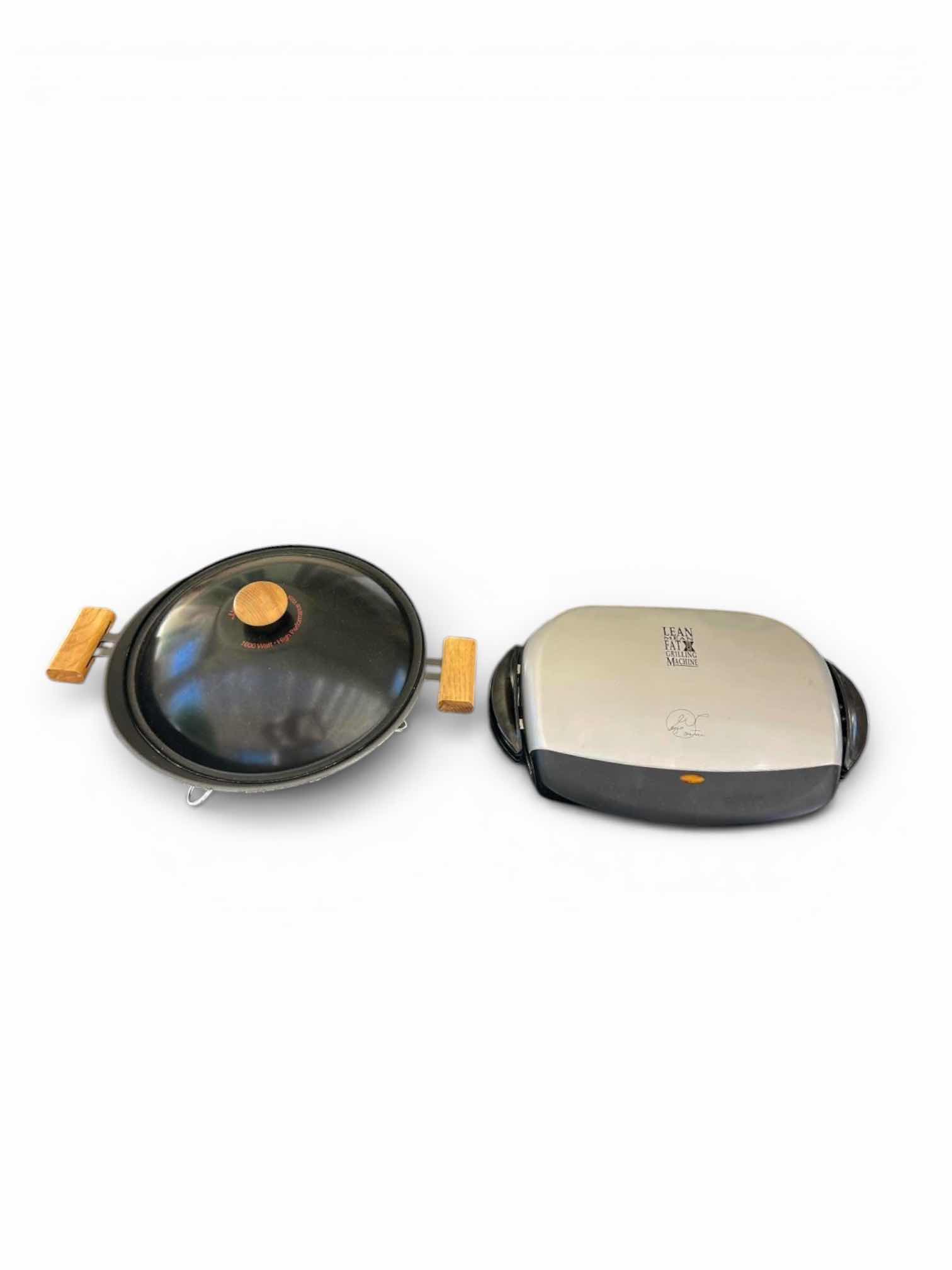 Photo 1 of ELECTRIC WOK AND GEORGE FOREMAN GRILL