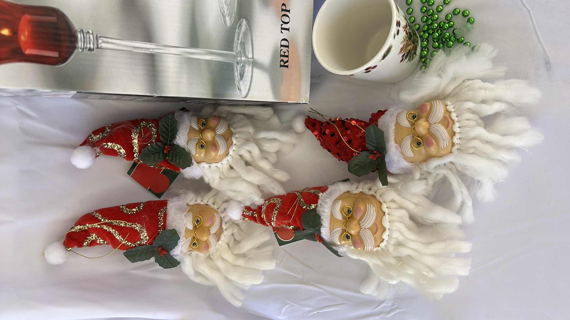 Photo 1 of CHRISTMAS ITEMS – CANDLESTICKS, COFFEE MUGS, AND MORE