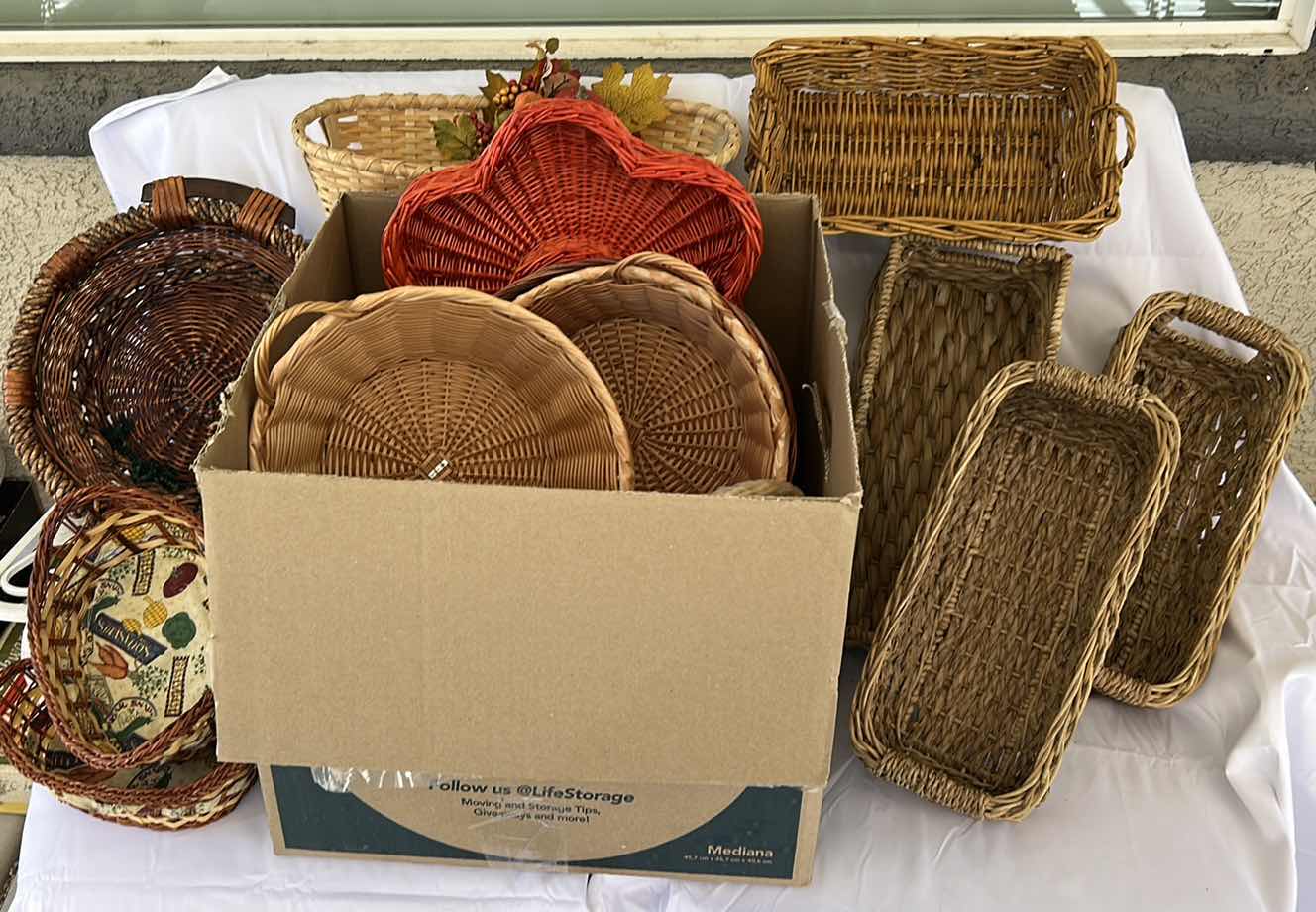 Photo 1 of BOX FULL OF BASKETS