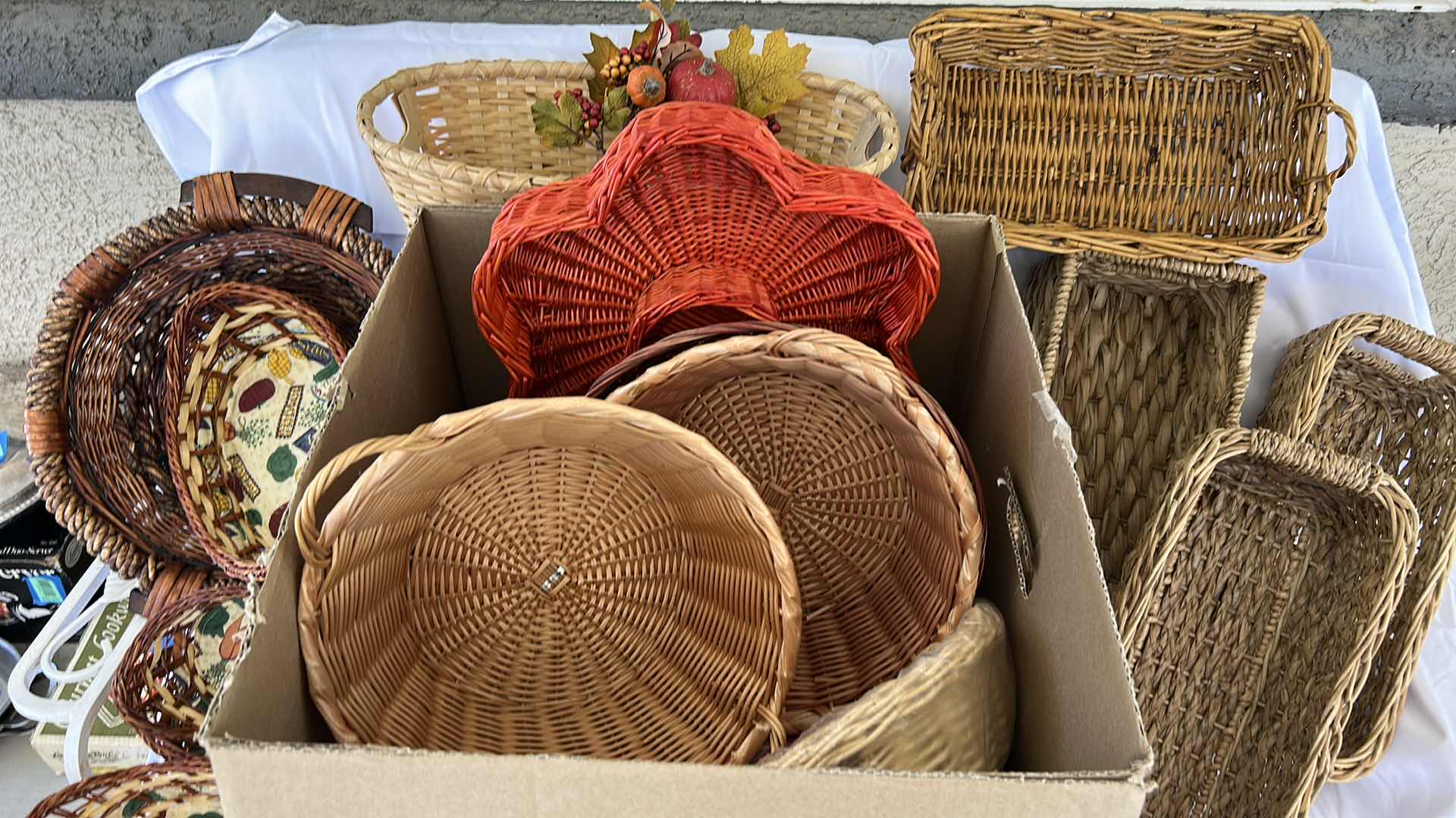 Photo 1 of BOX FULL OF BASKETS