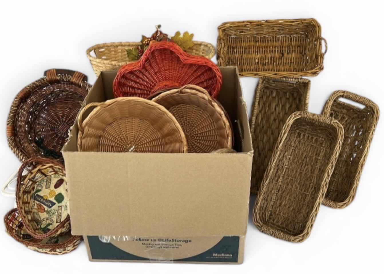 Photo 1 of BOX FULL OF BASKETS