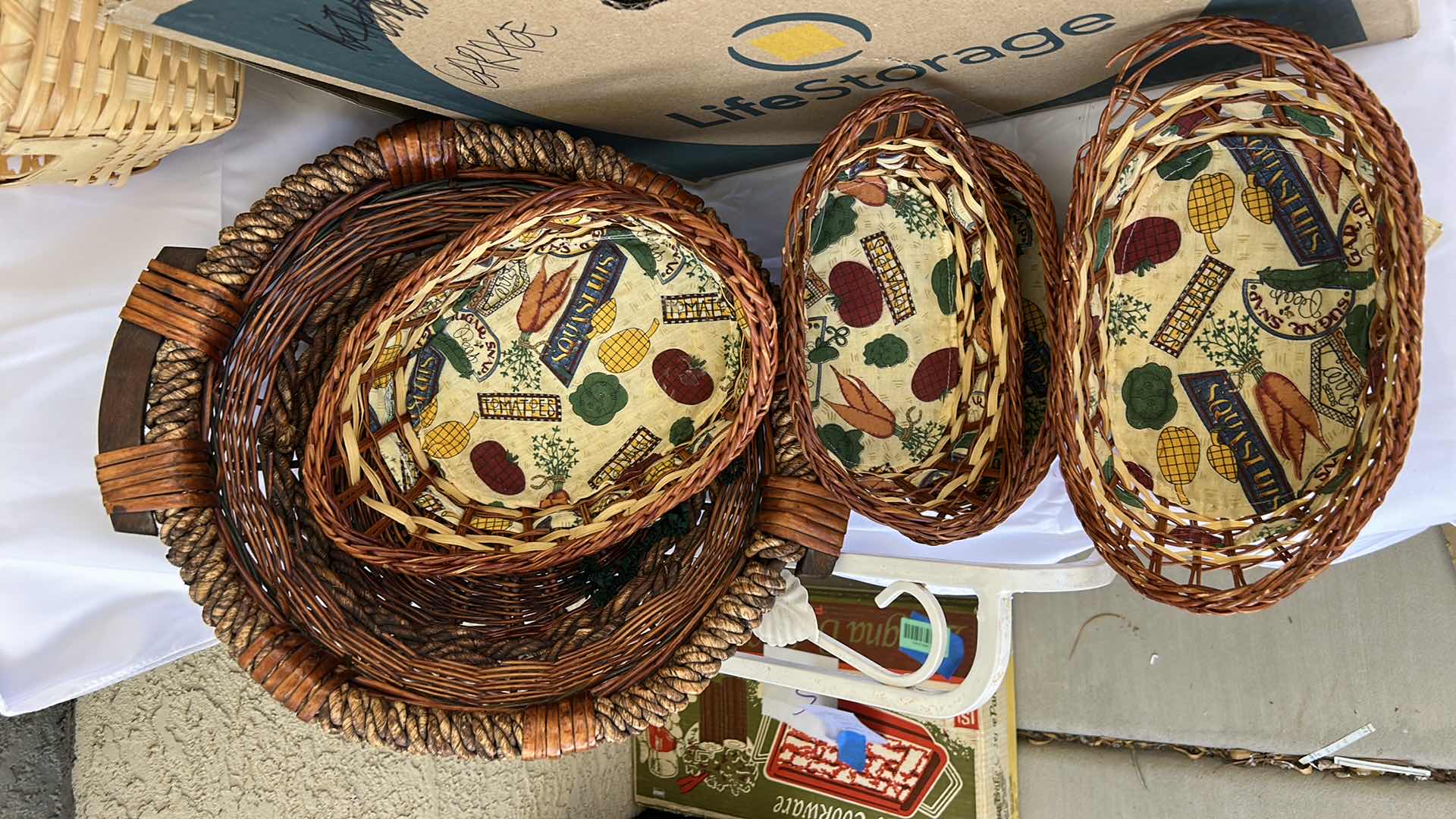 Photo 1 of BOX FULL OF BASKETS