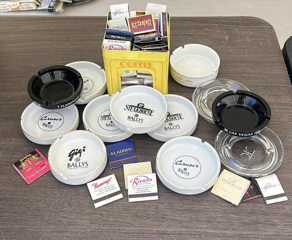 Photo 1 of LAS VEGAS ASHTRAYS &  MATCHES
