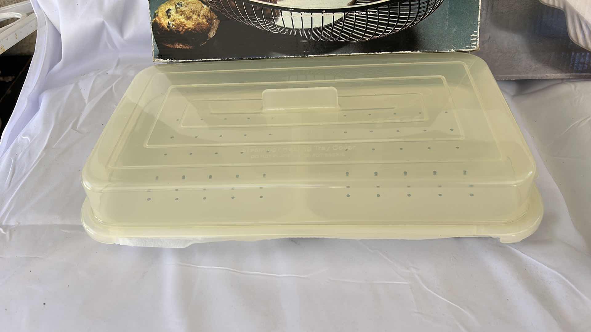 Photo 1 of HOME GOODS - CERAMIC FISH PLATTER, 24K GOLD PLATED UTENSILS, BREAD BASKET, EMILE HENRY DISH FROM FRANCE & MORE