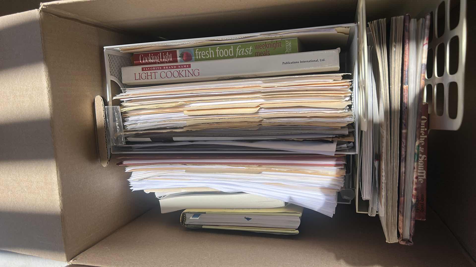 Photo 1 of 2 BOXES OF COOKBOOKS AND COOK MAGAZINES