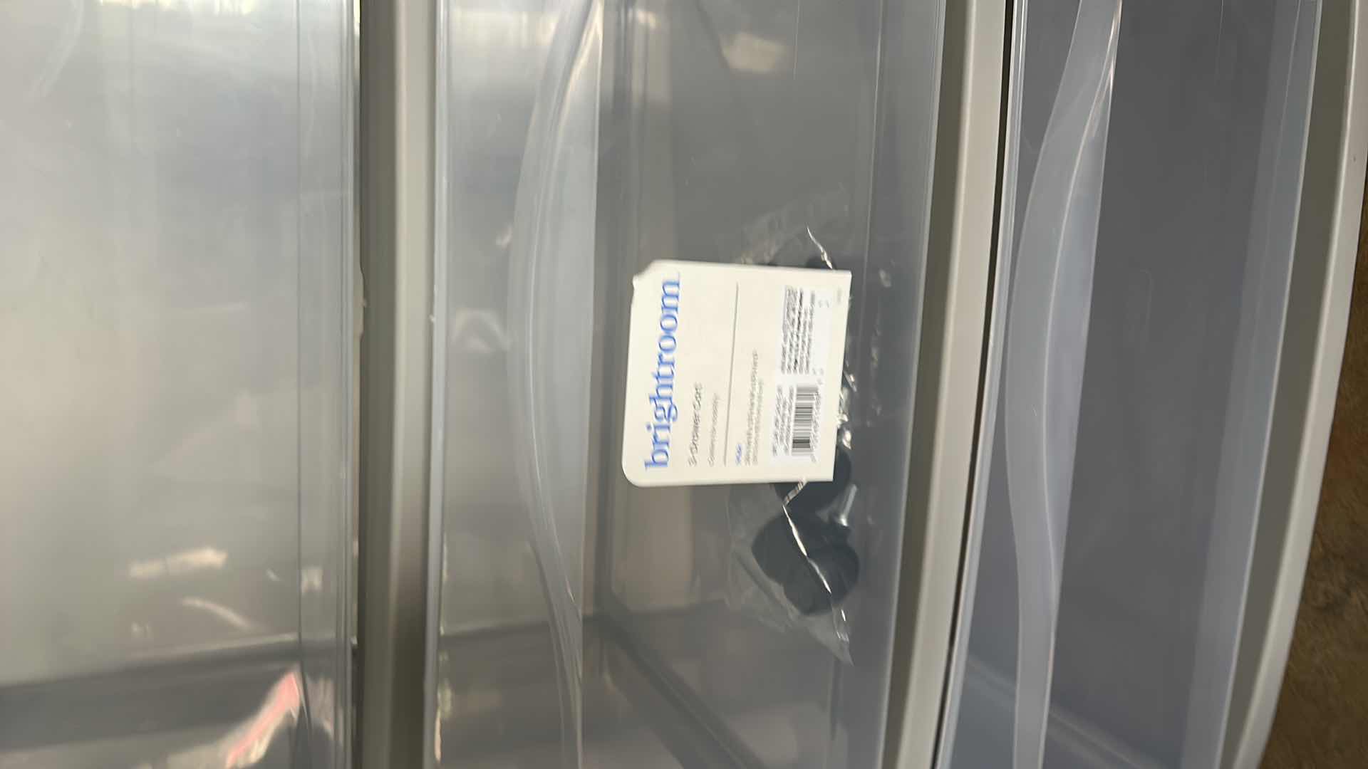Photo 1 of 2 PLASTIC STORAGE CABINETS