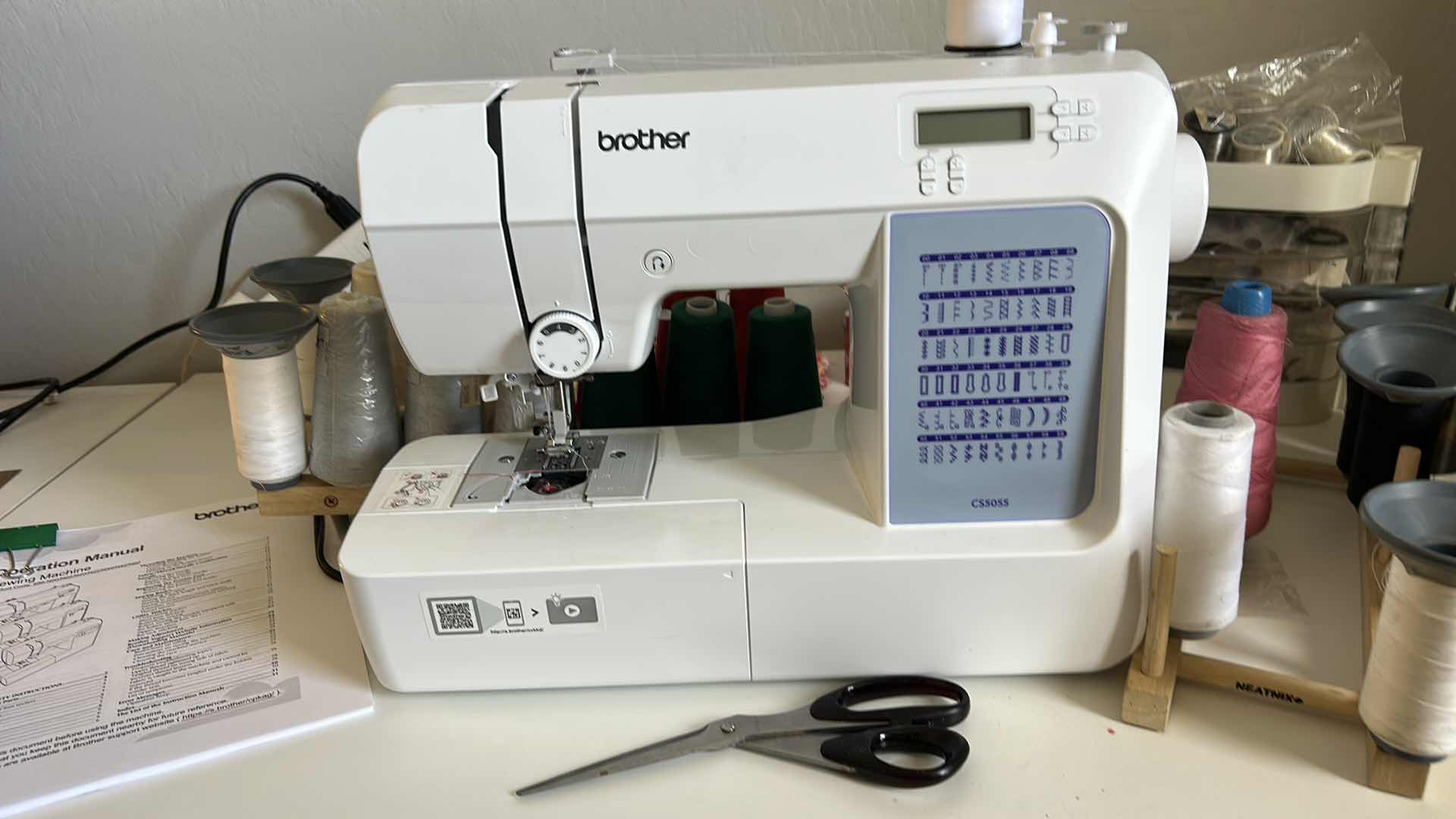 Photo 1 of BROTHER CS5055 COMPUTERIZED SEWING MACHINE WITH ACCESSORIES