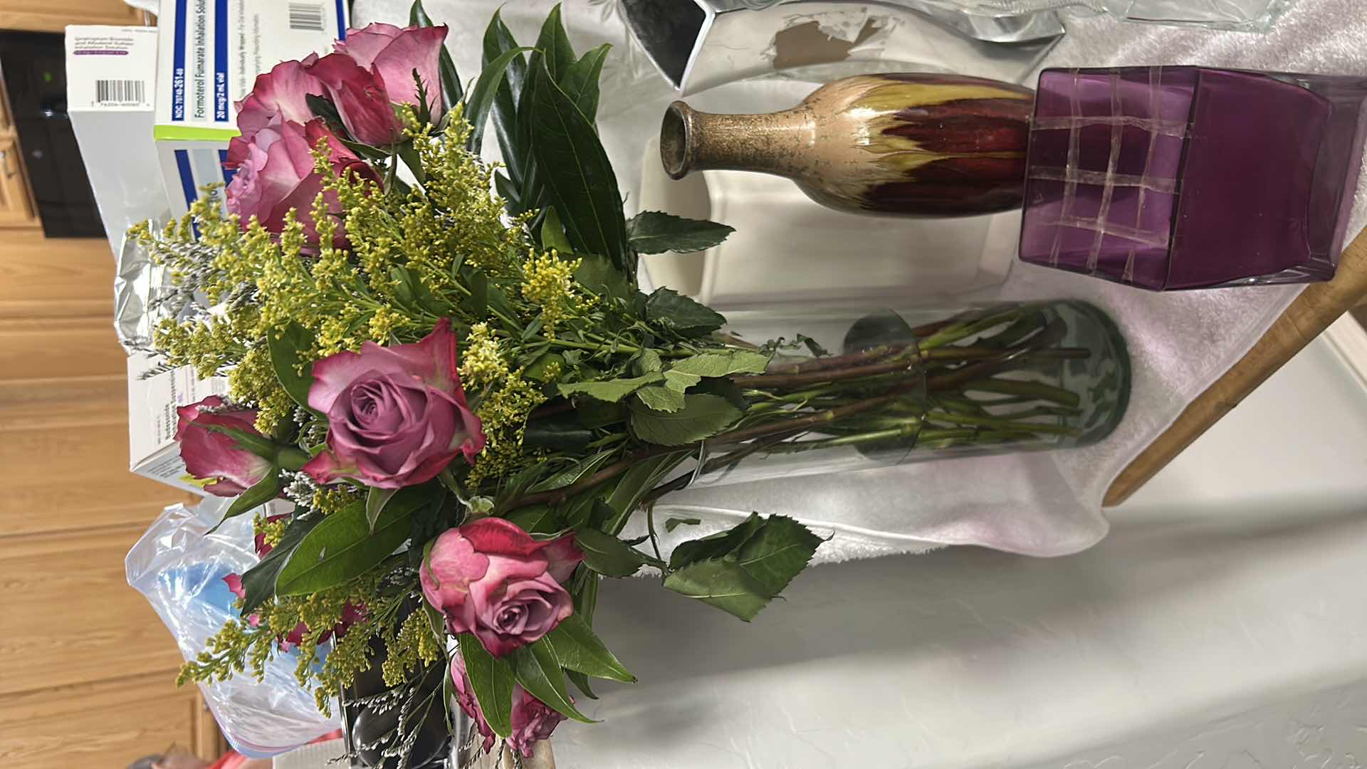 Photo 1 of BOX FULL OF VASES
