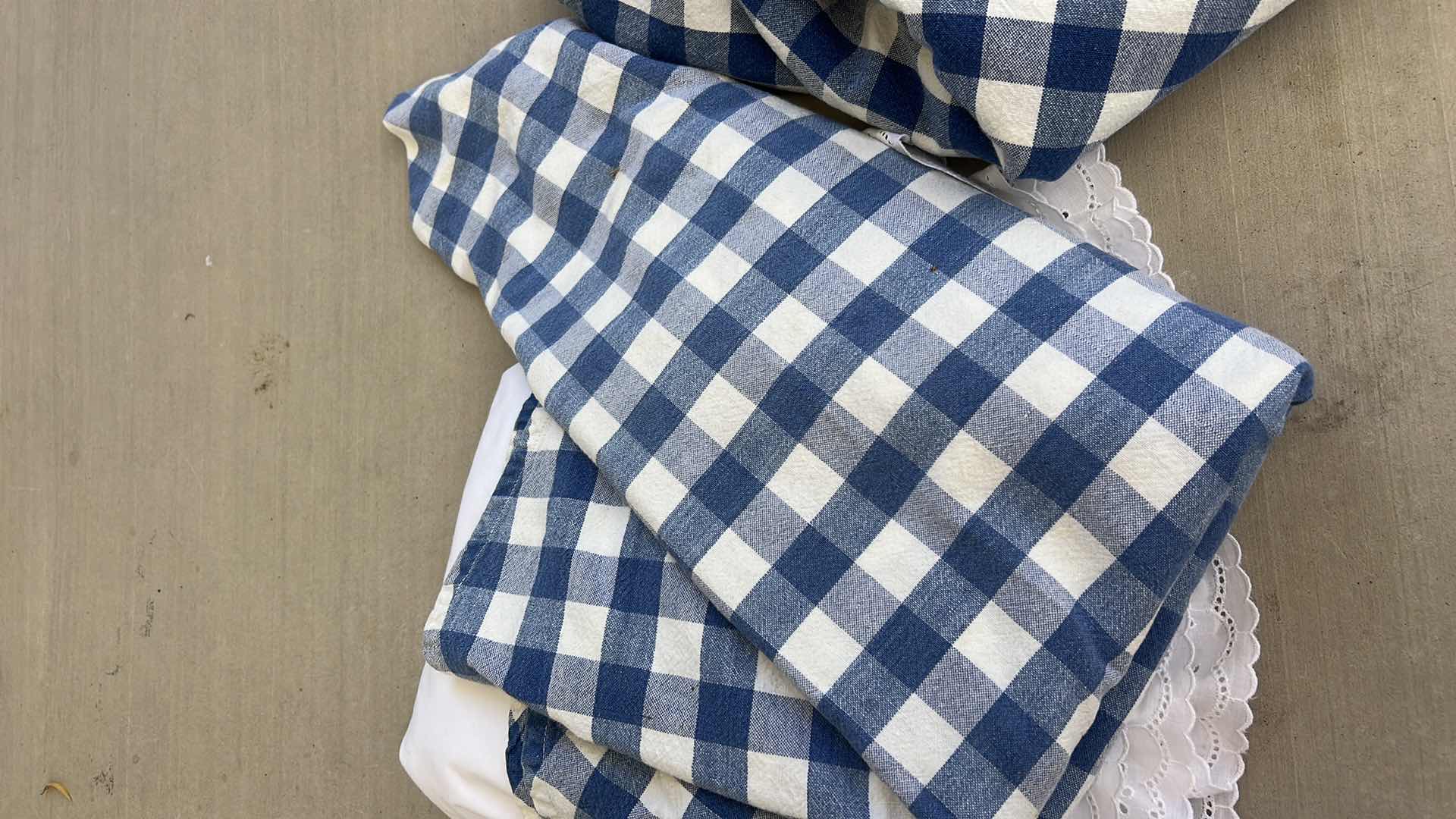 Photo 1 of BOX OF TABLECLOTHS