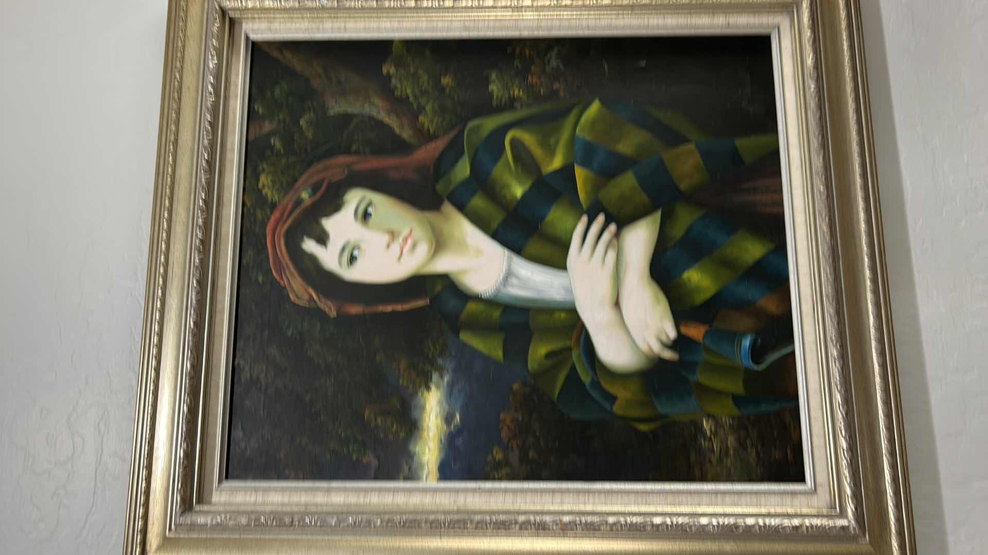Photo 1 of FRAMED SIGNED SEGAL HAND-PAINTED OIL PAINTING REPRODUCTION OF WILLIAM-ADOLPHE BOUGUEREAU’S “L’ORAGE” 27" X 31"