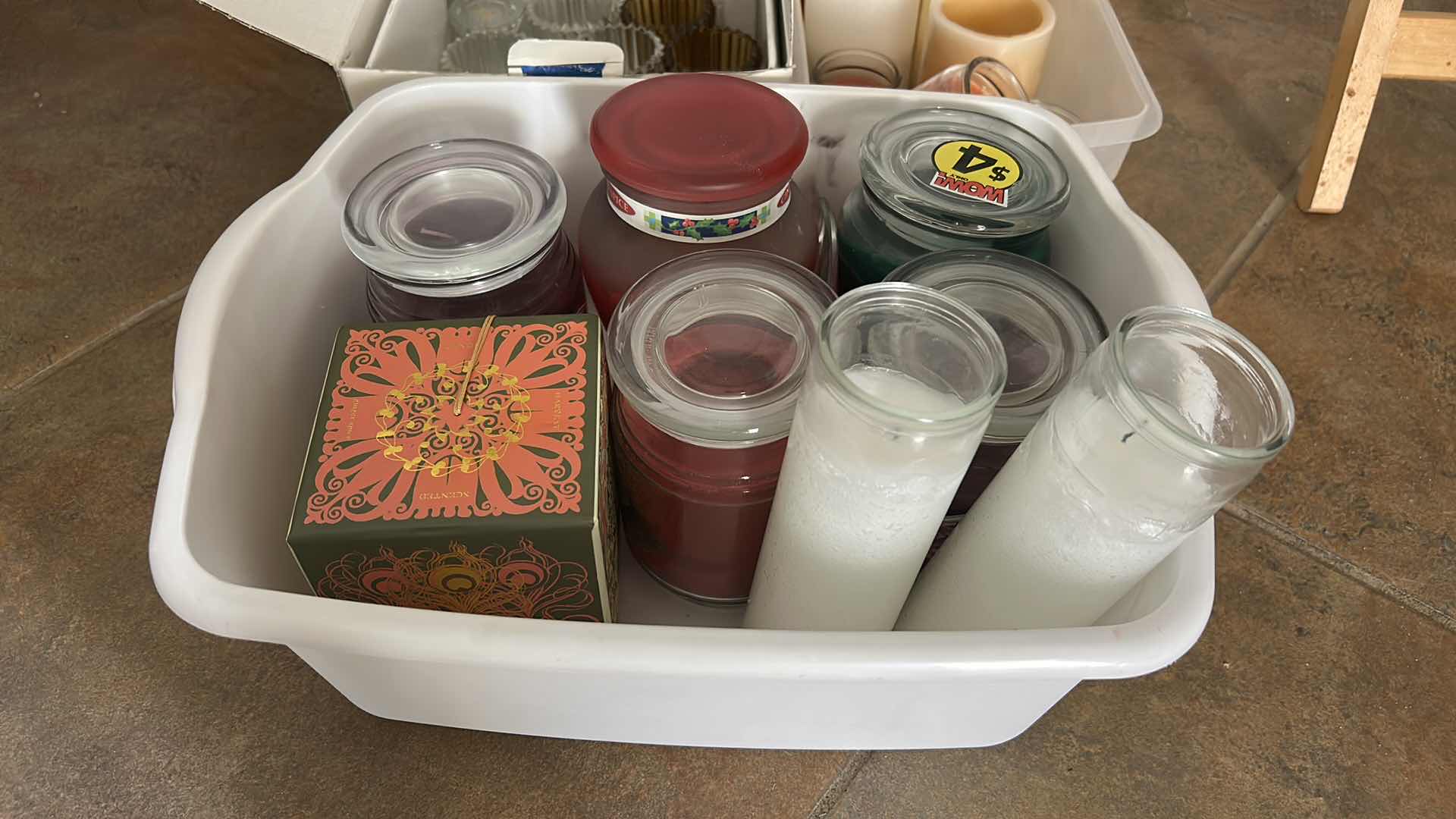 Photo 1 of 3 BOXES OF CANDLES