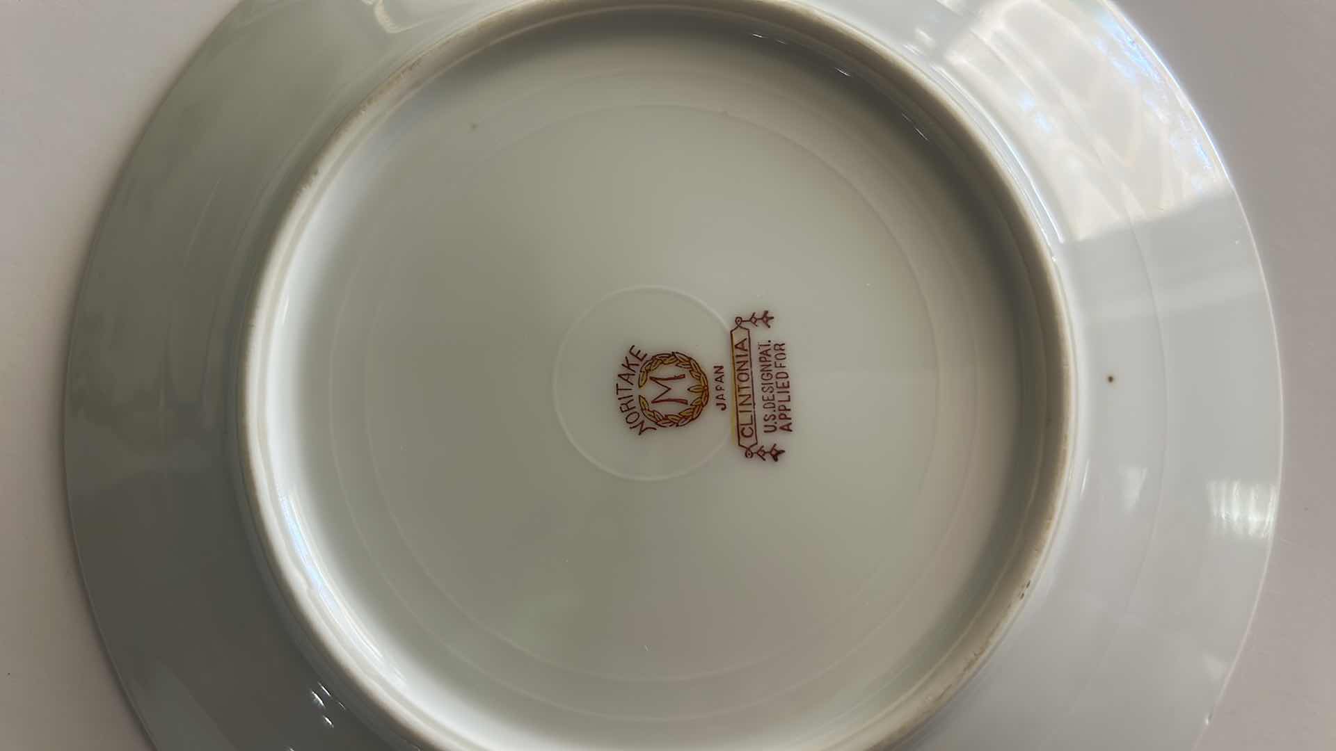 Photo 1 of FIVE PIECE VINTAGE NORITAKE CLINTONIA PLACE SETTING PORCELAIN DINNERWARE