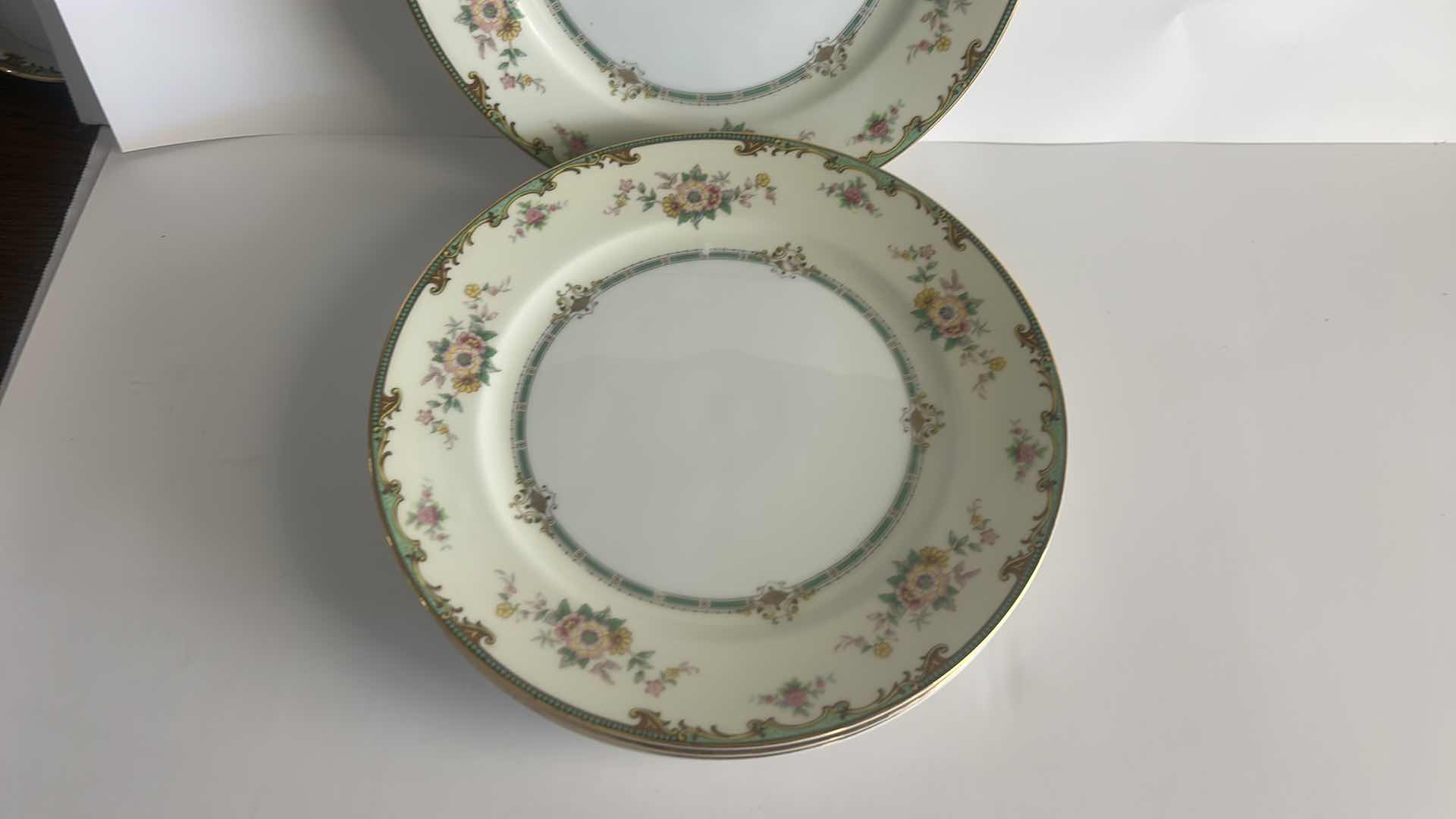 Photo 1 of 4- VINTAGE NORITAKE CLINTONIA10” DINNER PLATES
