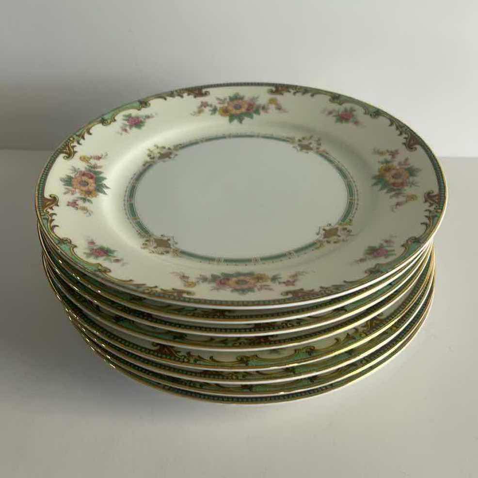 Photo 1 of 8- VINTAGE NORITAKE CLINTONIA 8” PLATES