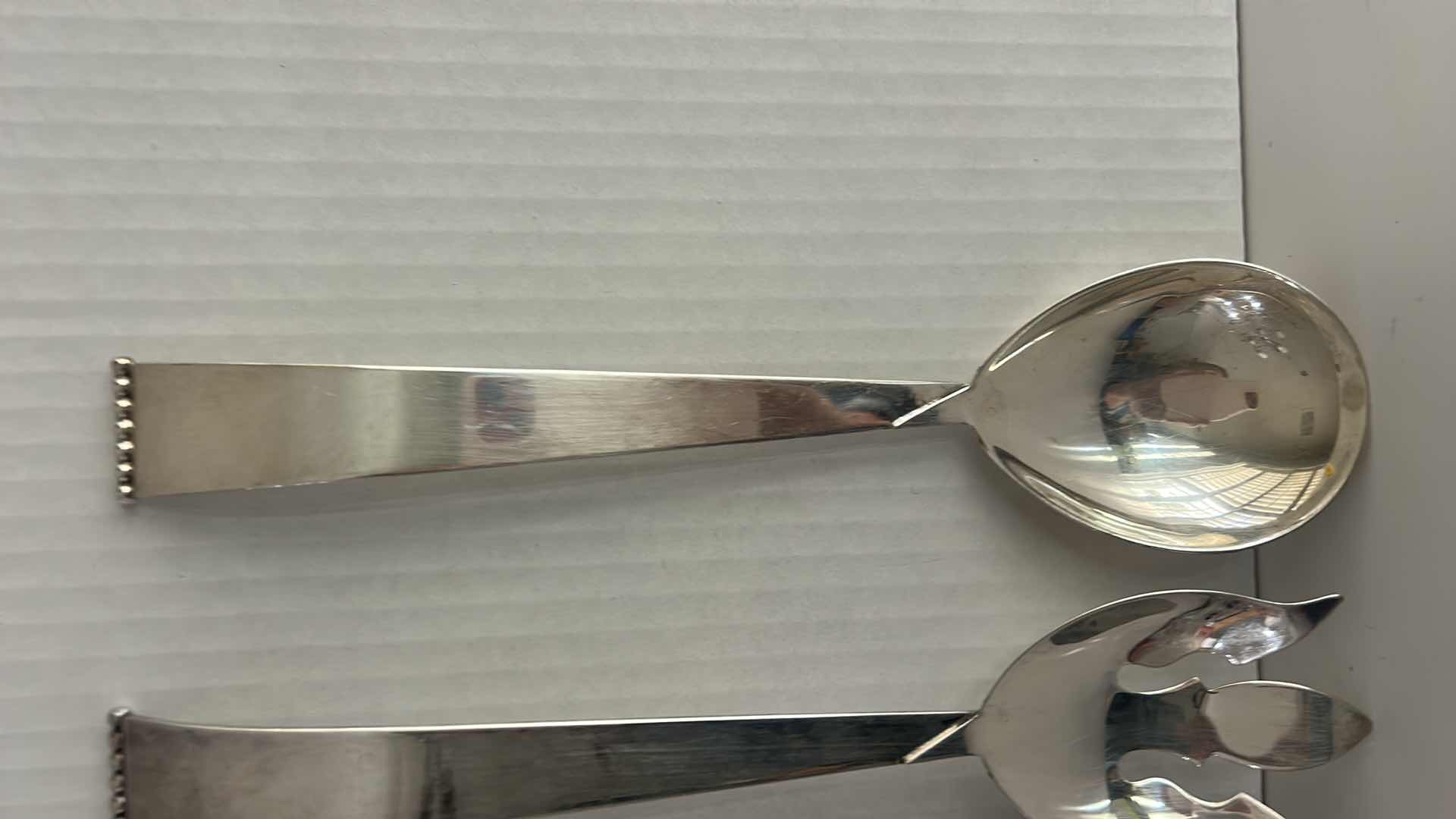 Photo 1 of 3 FLATWARE PCS (2 CROWNS SILVERSMITHS)