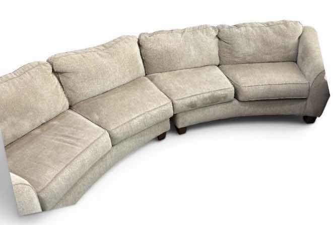 Photo 1 of ASHLEY FURNITURE CURVED SECTIONAL SOFA  14’ x 39” x H37”