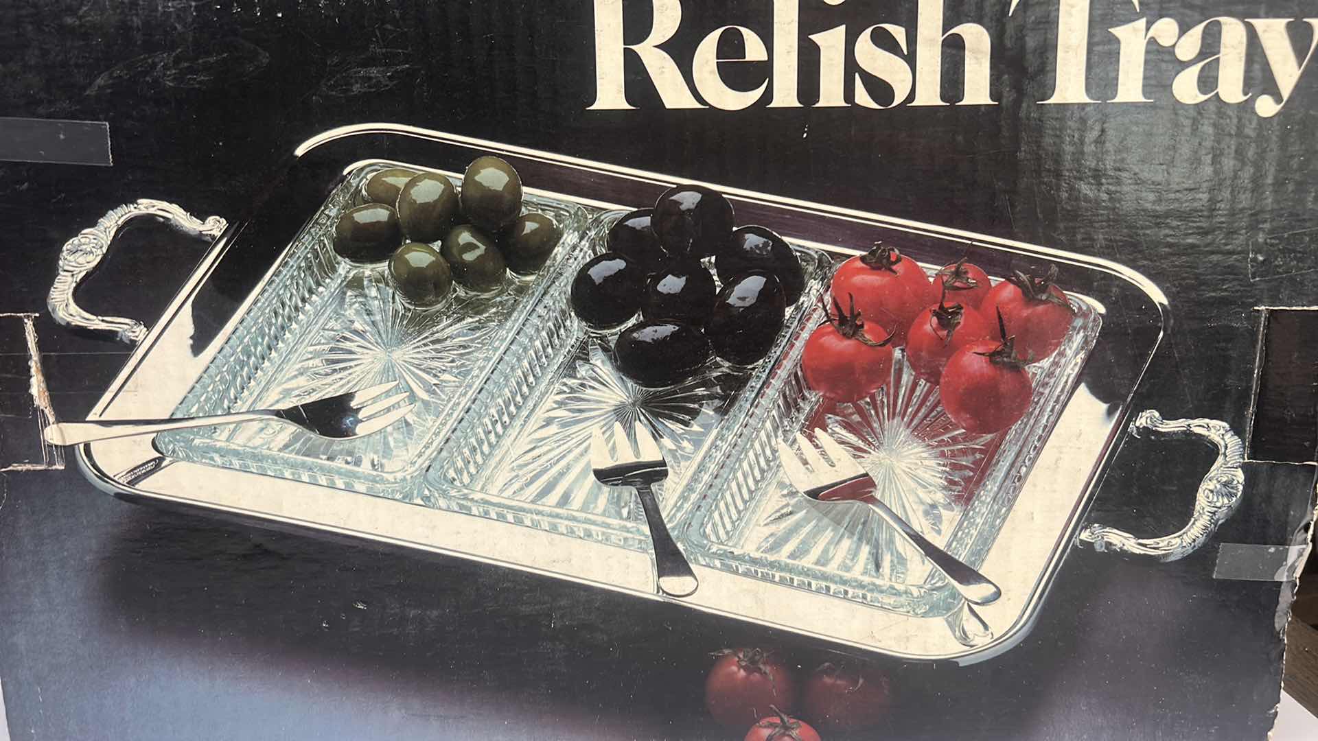 Photo 1 of SILVER PLATED RELISH TRAY