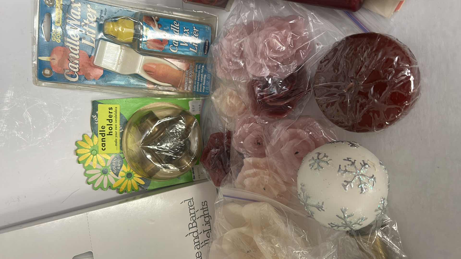 Photo 1 of BOX FULL OF CANDLES AND ACCESSORIES