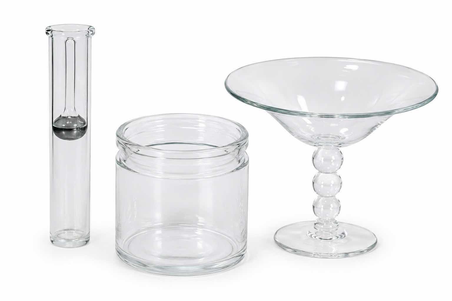 Photo 1 of 3 PC GLASS PIECES H9.25