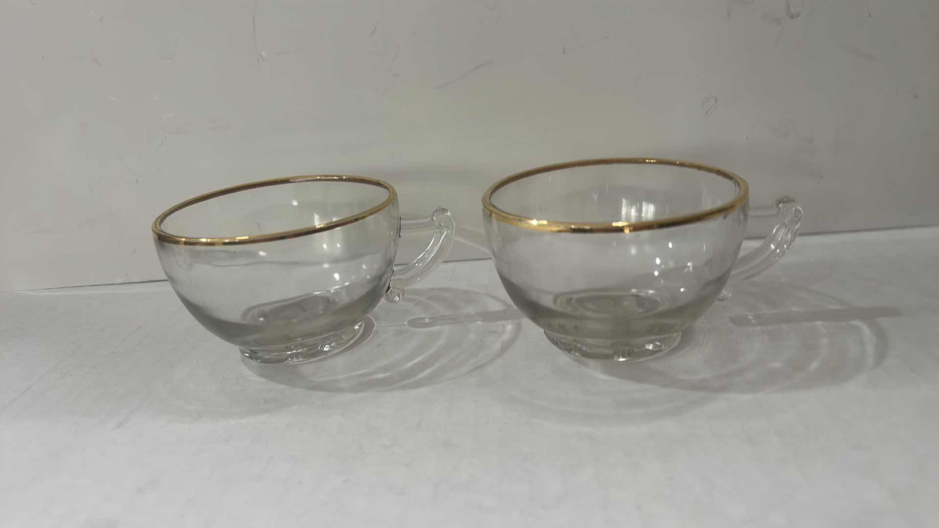Photo 1 of 1950S JEANNETTE GLASS COMPANY EGGNOG OR PUNCH CUPS