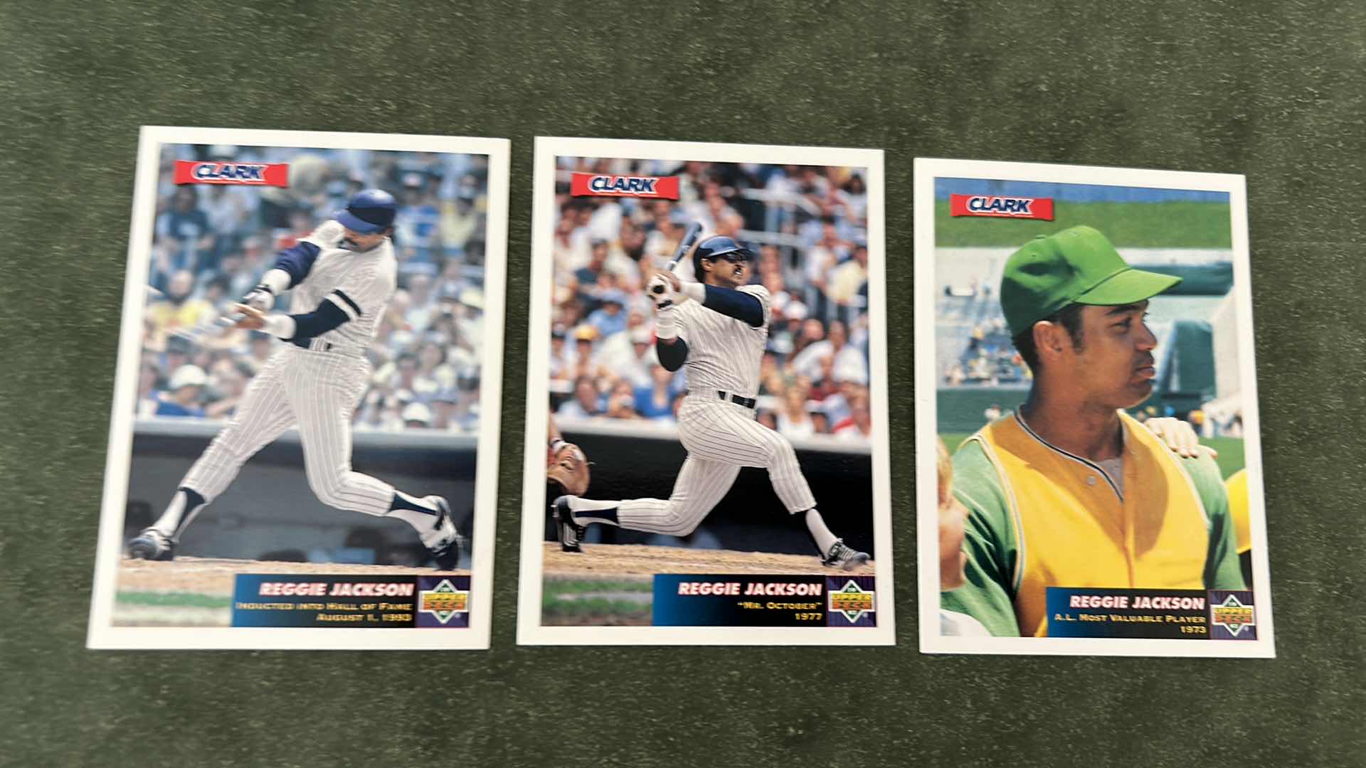 Photo 1 of 1993 UPPER DECK CLARK BAR REGGIE JACKSON, BASEBALL CARDS