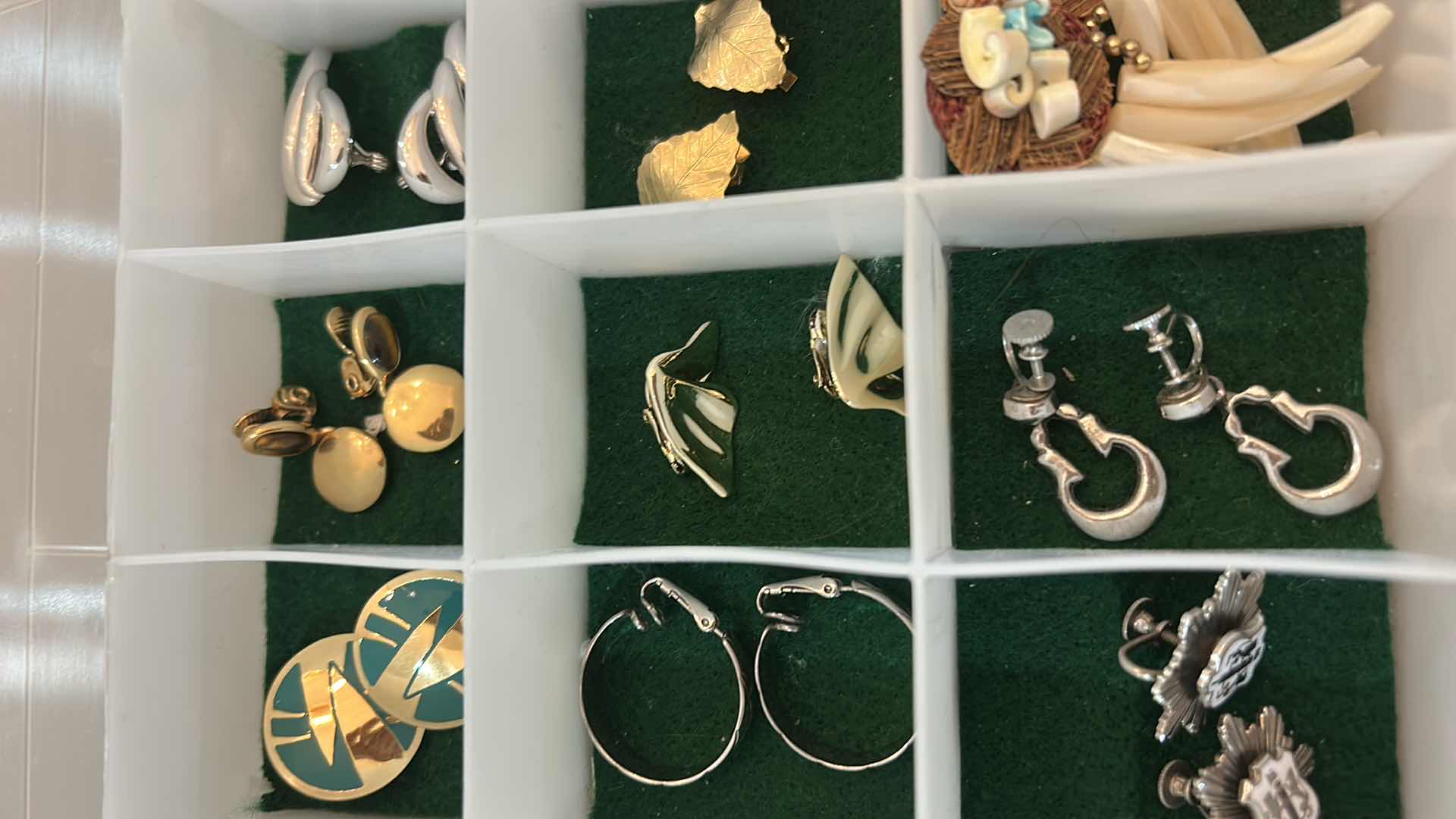 Photo 1 of VINTAGE CLIP ON EARRINGS