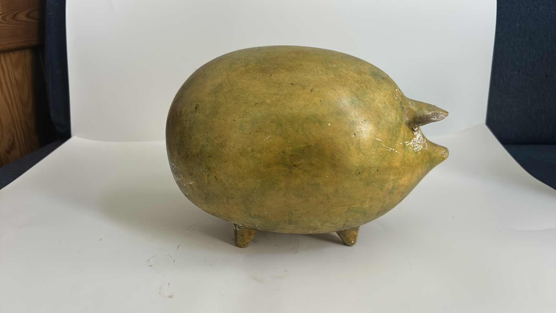 Photo 1 of VINTAGE STUDIO POTTERY, BLIND PIG SCULPTURE H8”