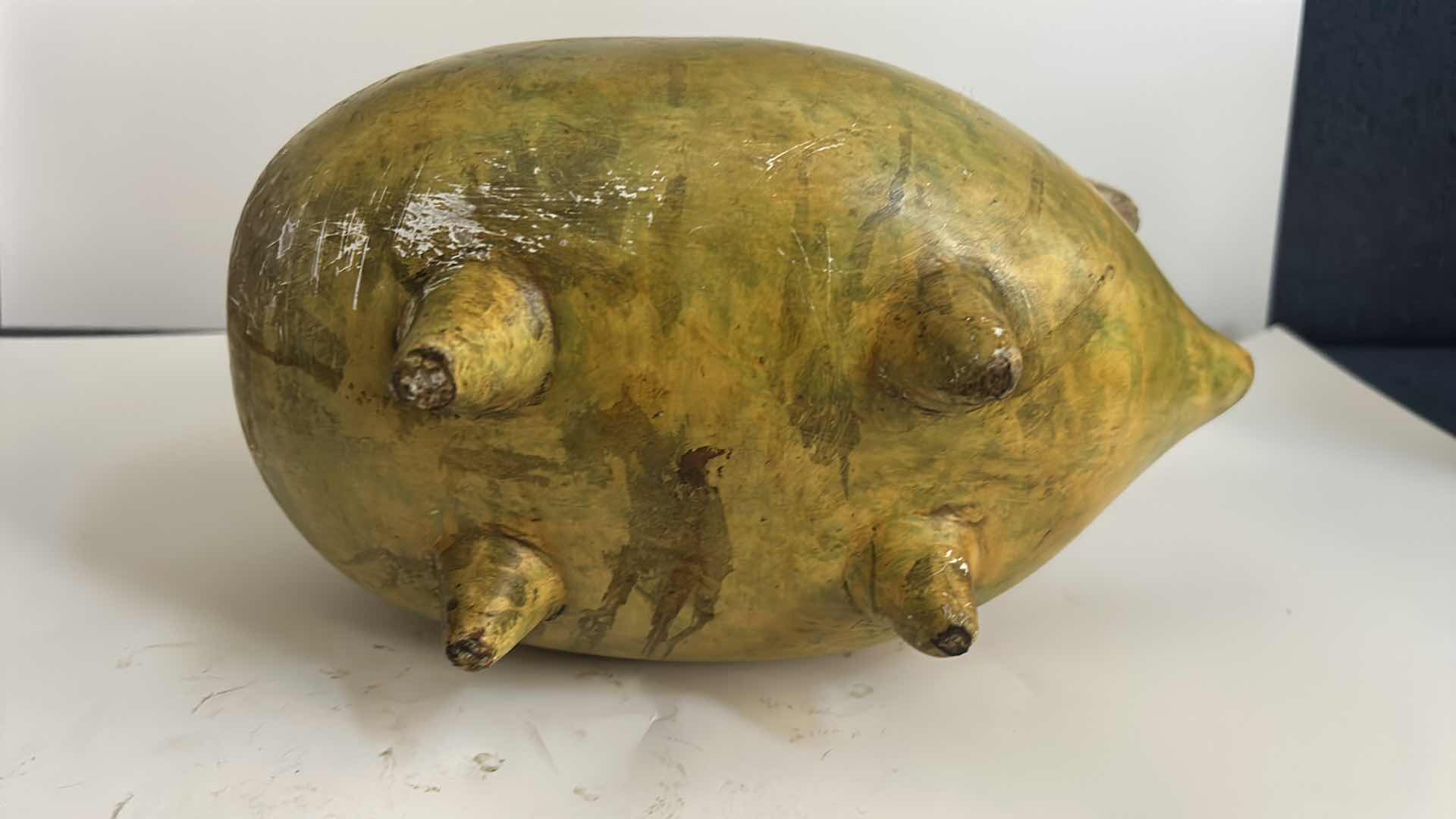 Photo 1 of VINTAGE STUDIO POTTERY, BLIND PIG SCULPTURE H8”
