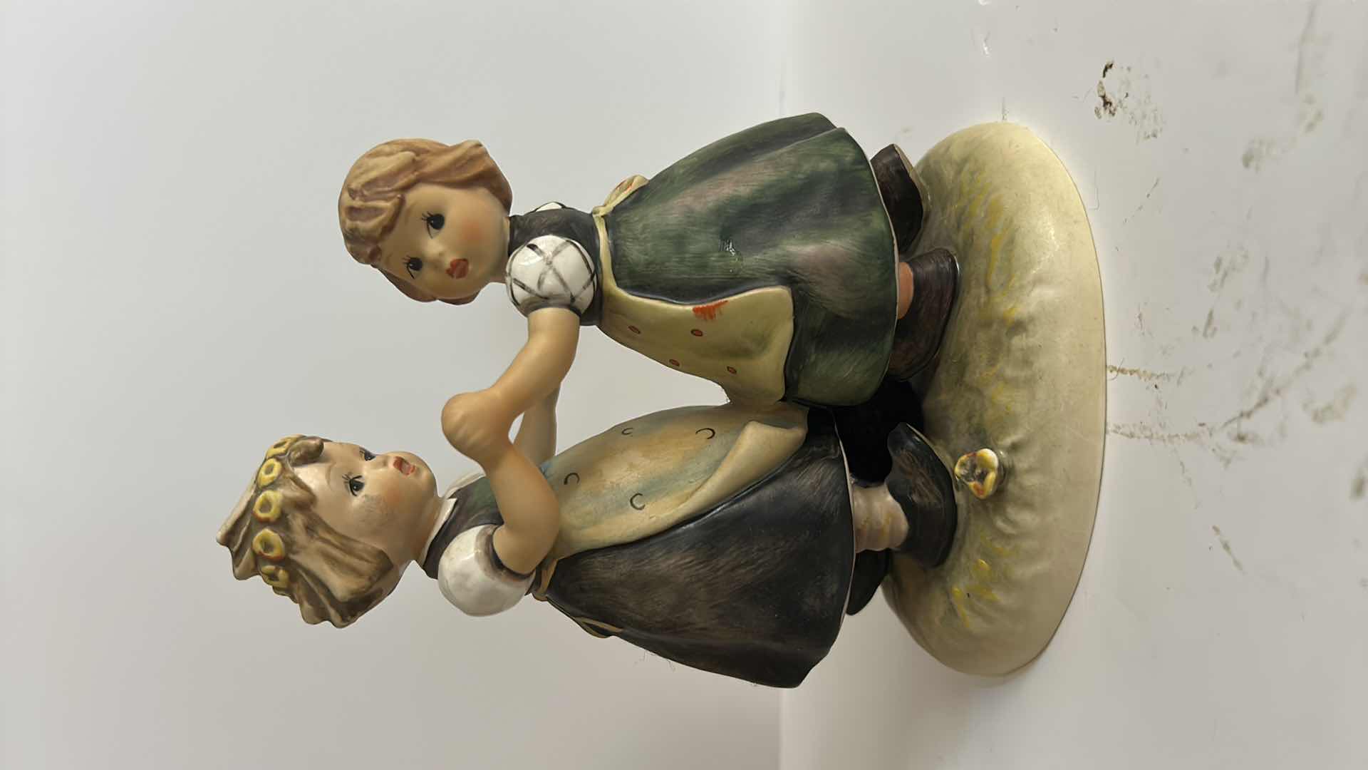 View 2 of GOEBEL HUMMEL "SPRING DANCE," FIGURINE MODEL #353. H7”