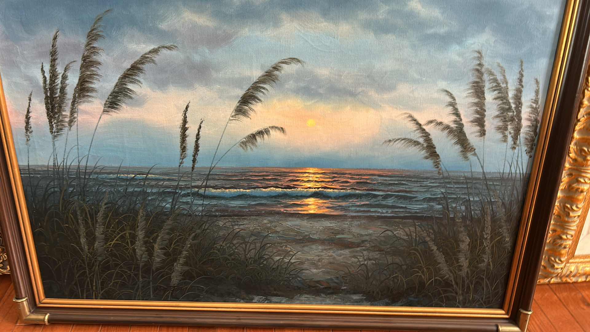 Photo 1 of FRAMED SEASCAPE PAINTING, ARTWORK, 40”x H28“