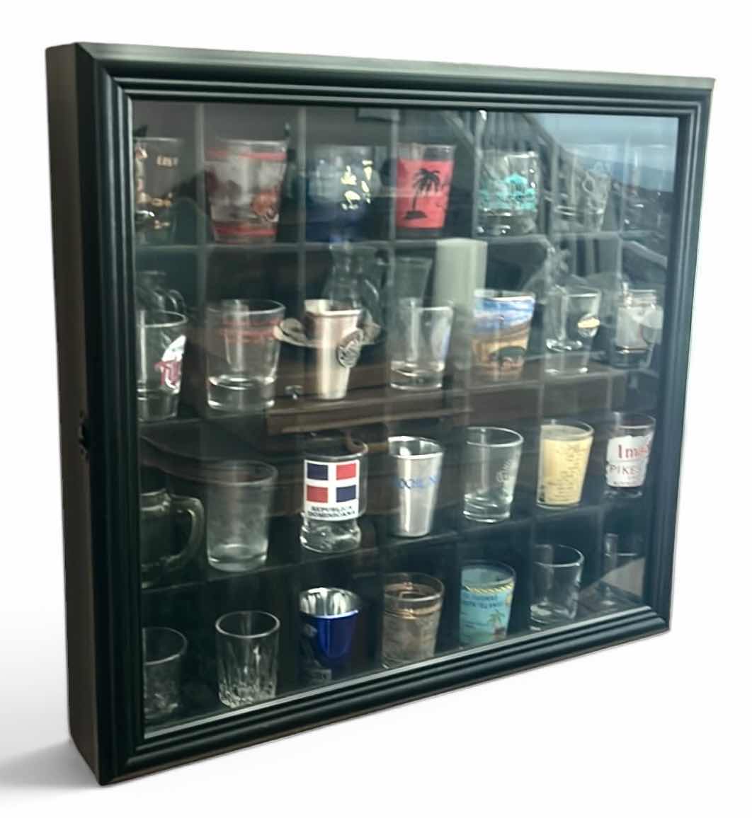 Photo 1 of SHOT GLASSES WITH WALL CABINET 18“ x H16 1/2“