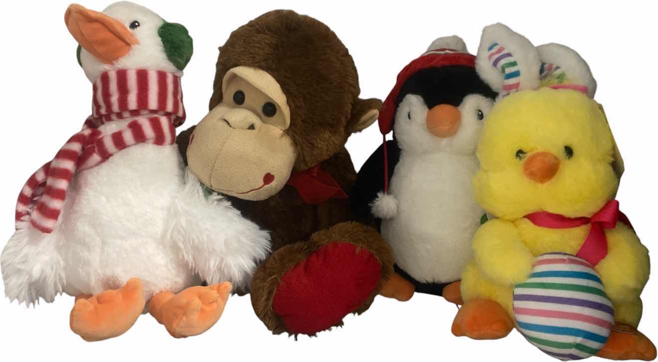 Photo 1 of 4-STUFFED ANIMALS