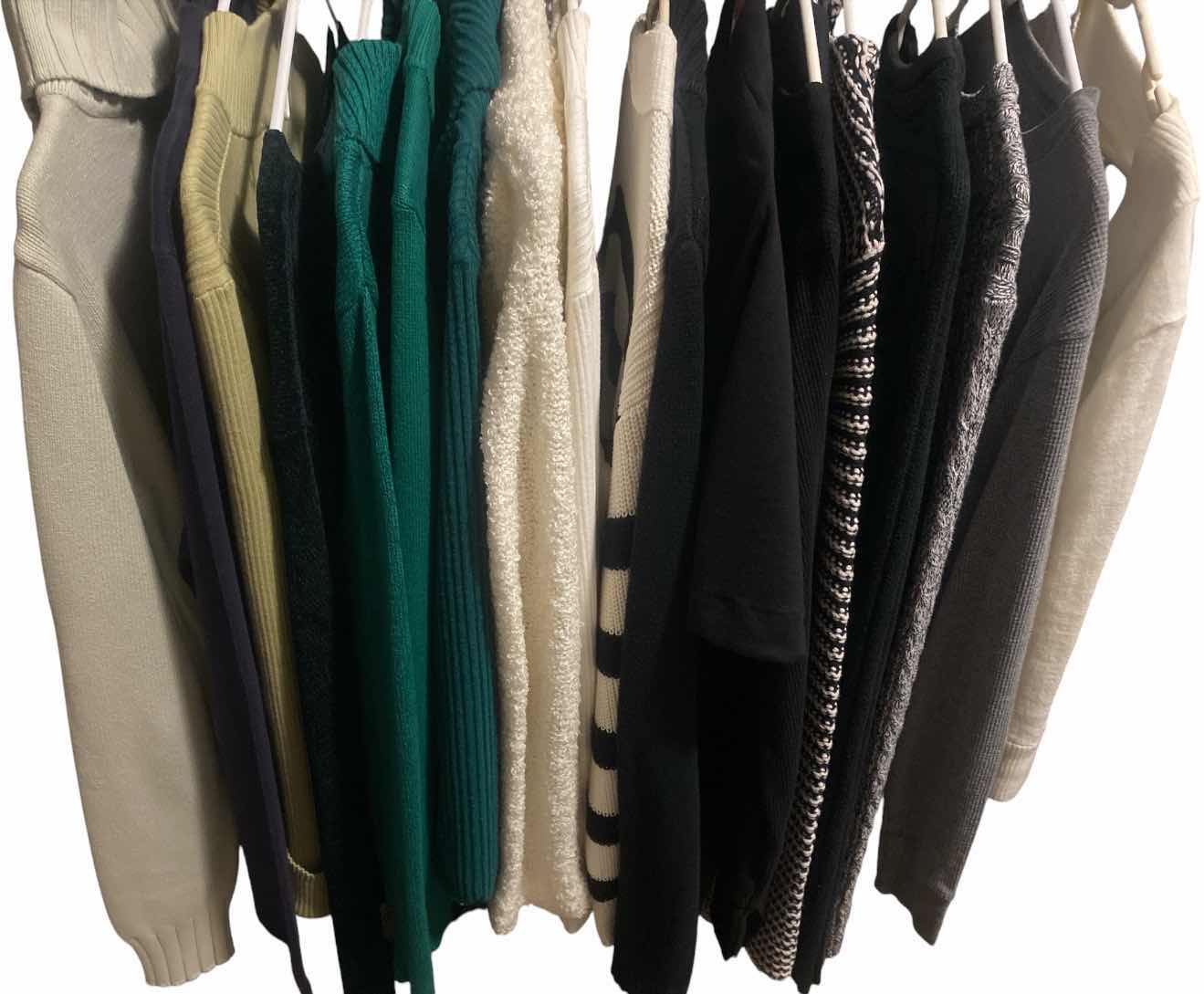 Photo 1 of 19-WOMEN’S TOPS AND SWEATERS SIZES SMALL & MEDIUM