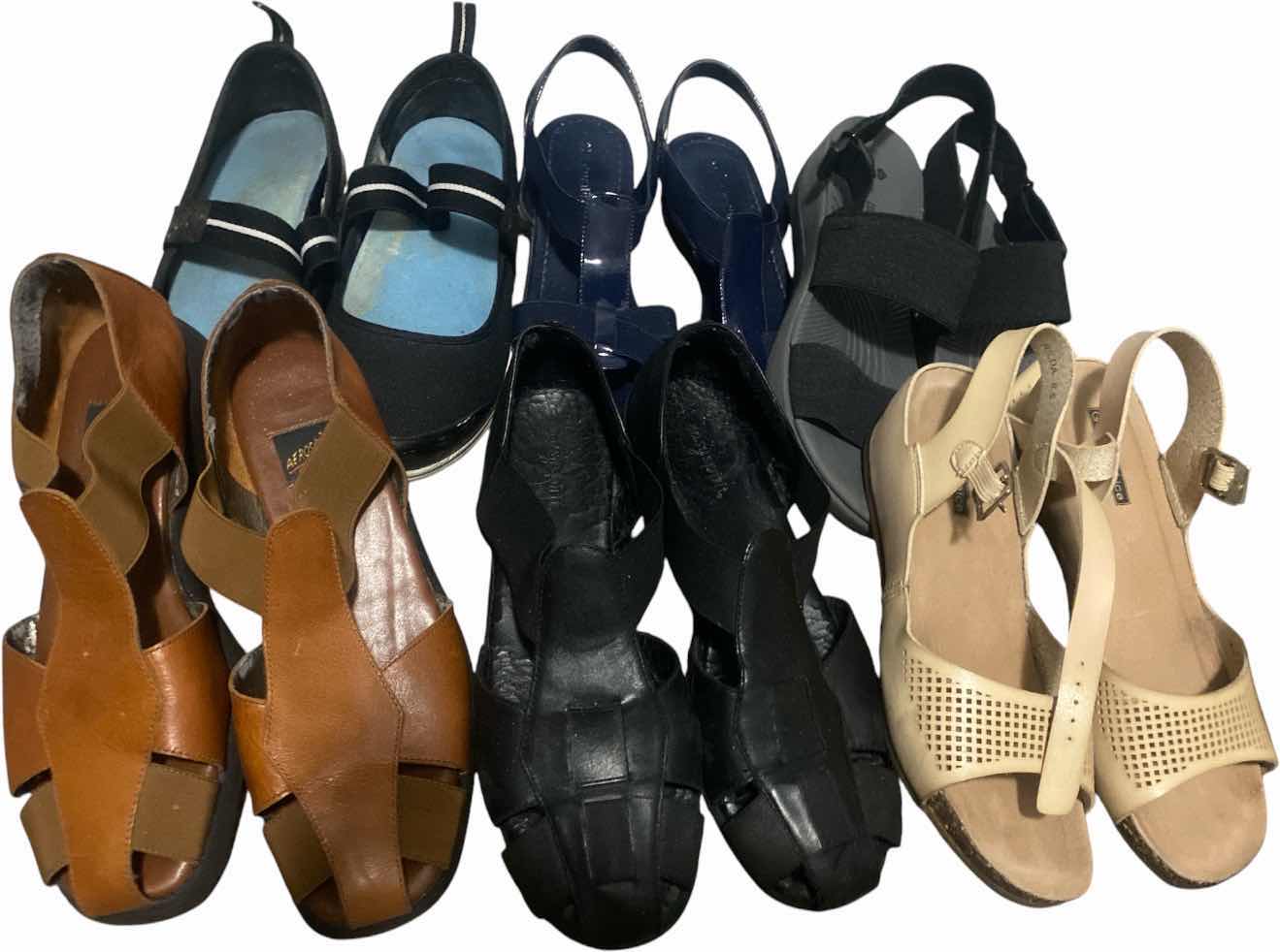 Photo 1 of 6-WOMEN’S SANDALS SIZES 8 & 8 1/2