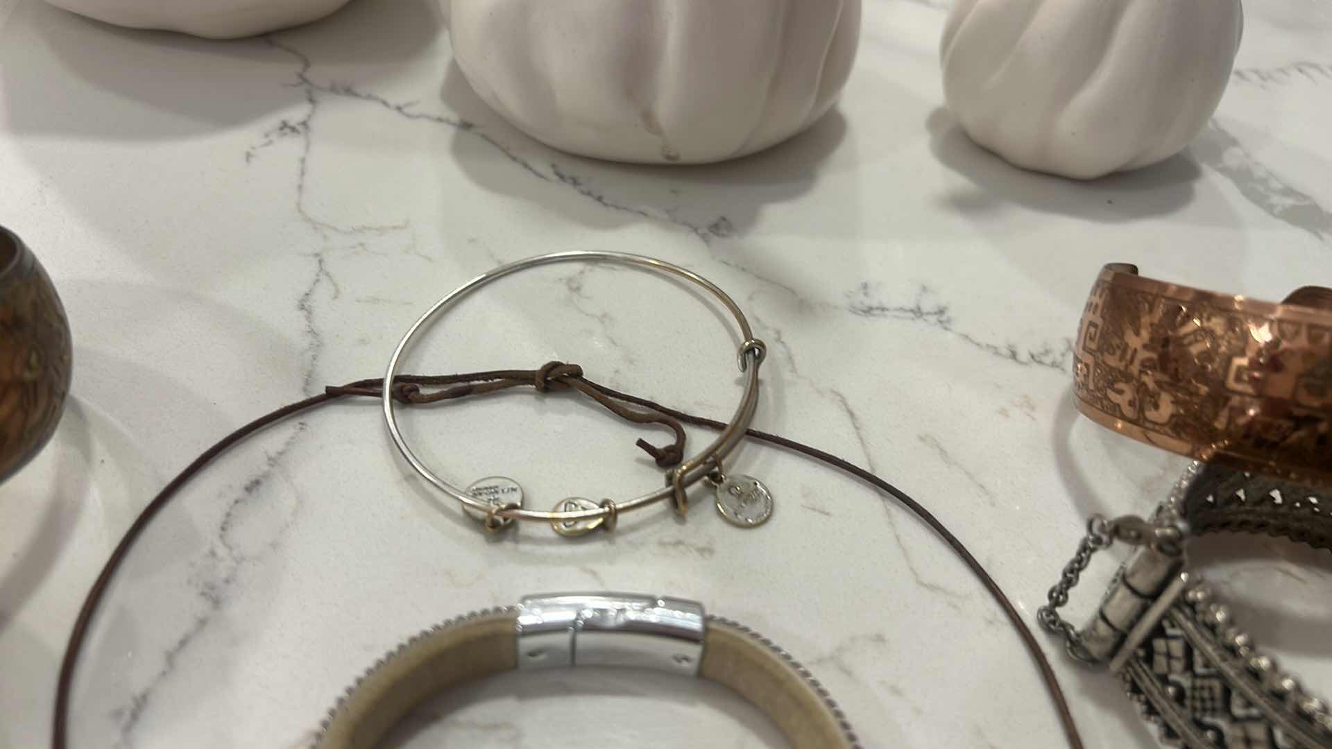 Photo 1 of BRACELETS, EARRINGS, AND NECKLACE