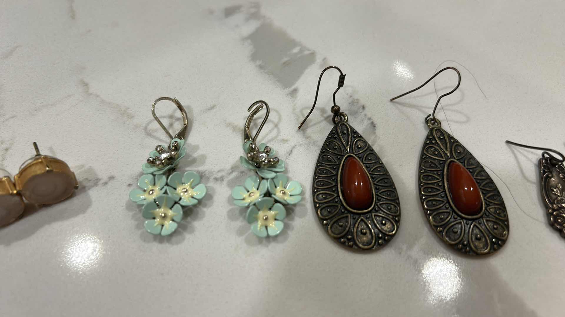 Photo 1 of JEWELRY – SIX PAIR OF EARRINGS
