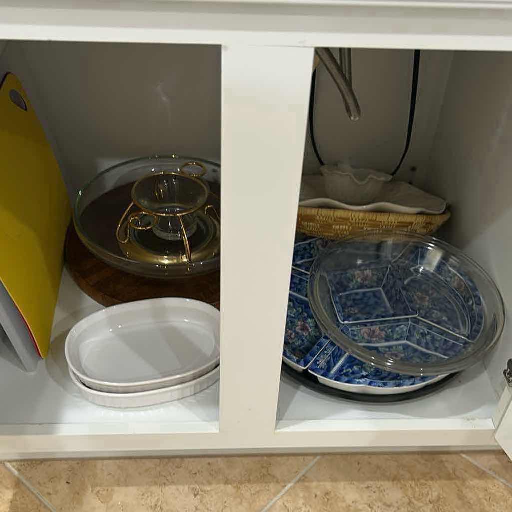 Photo 1 of CONTENTS OF CABINETS DIP SERVING