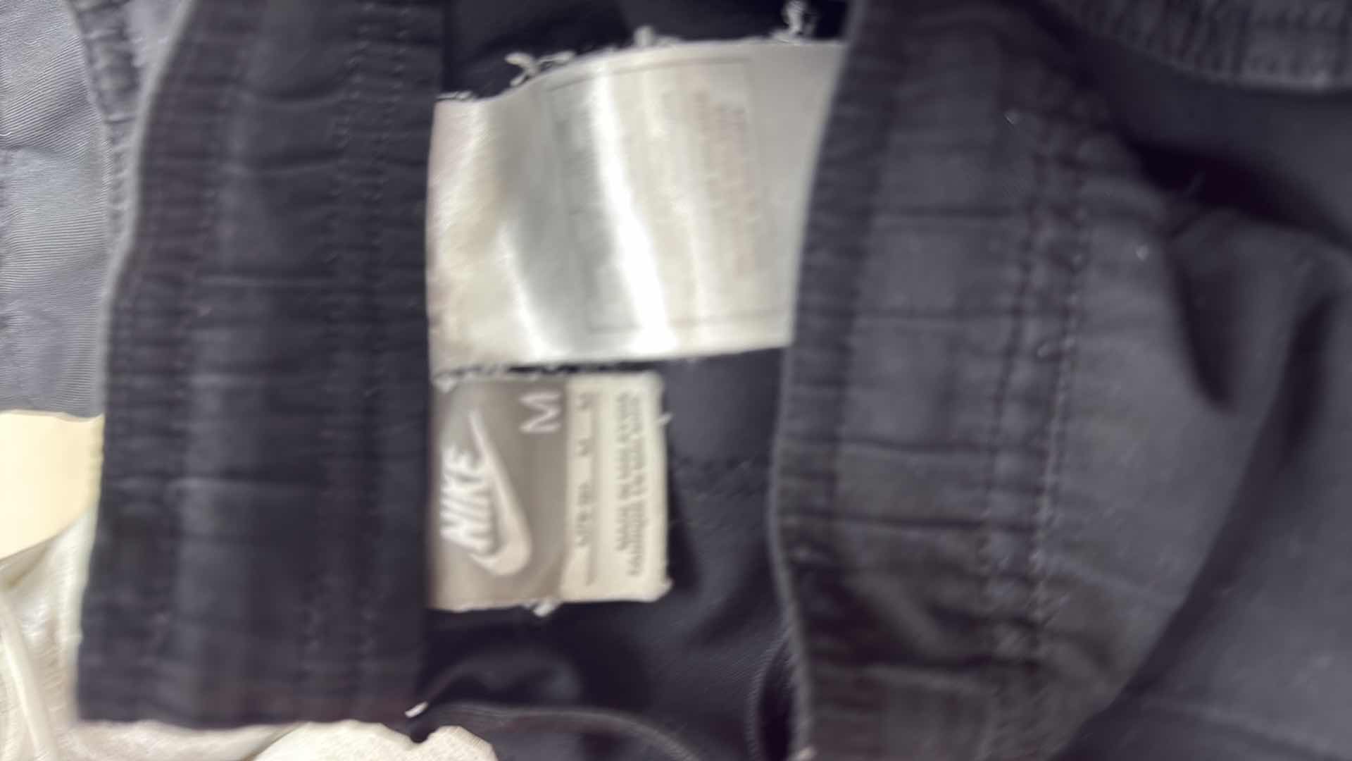 Photo 1 of 2-NIKE BLACK SWEATPANTS (M), 2 NIKE WHITE LONG SLEEVES FIT & DRY SHIRTS (M)