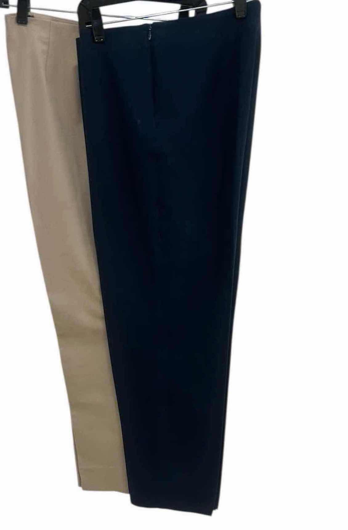 Photo 1 of PIAZZA SEMPIONE AUDREY BLACK AND LT BLUE CAPRIS SIZE 46