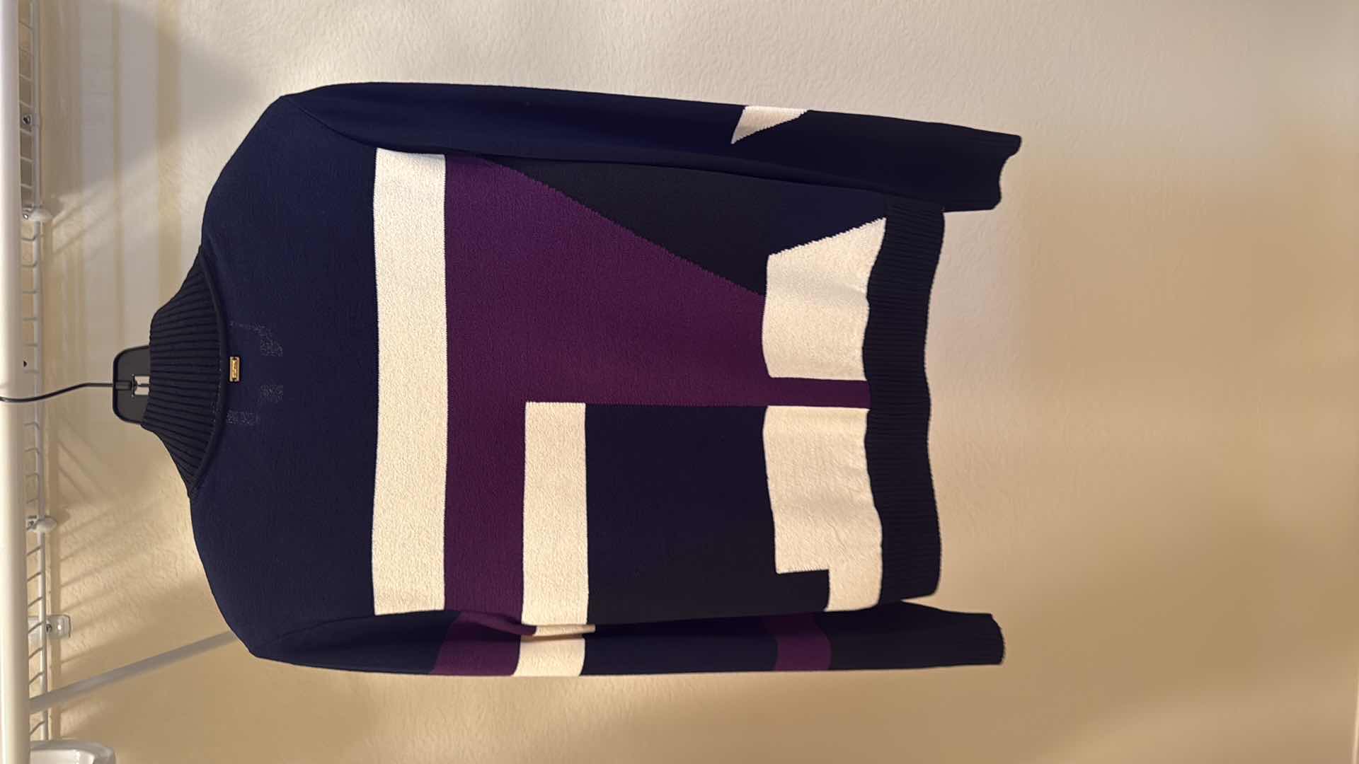 Photo 1 of ST JOHN DESIGNER KNIT ZIP UP CARDIGAN W KNIT TANK TOP (S)