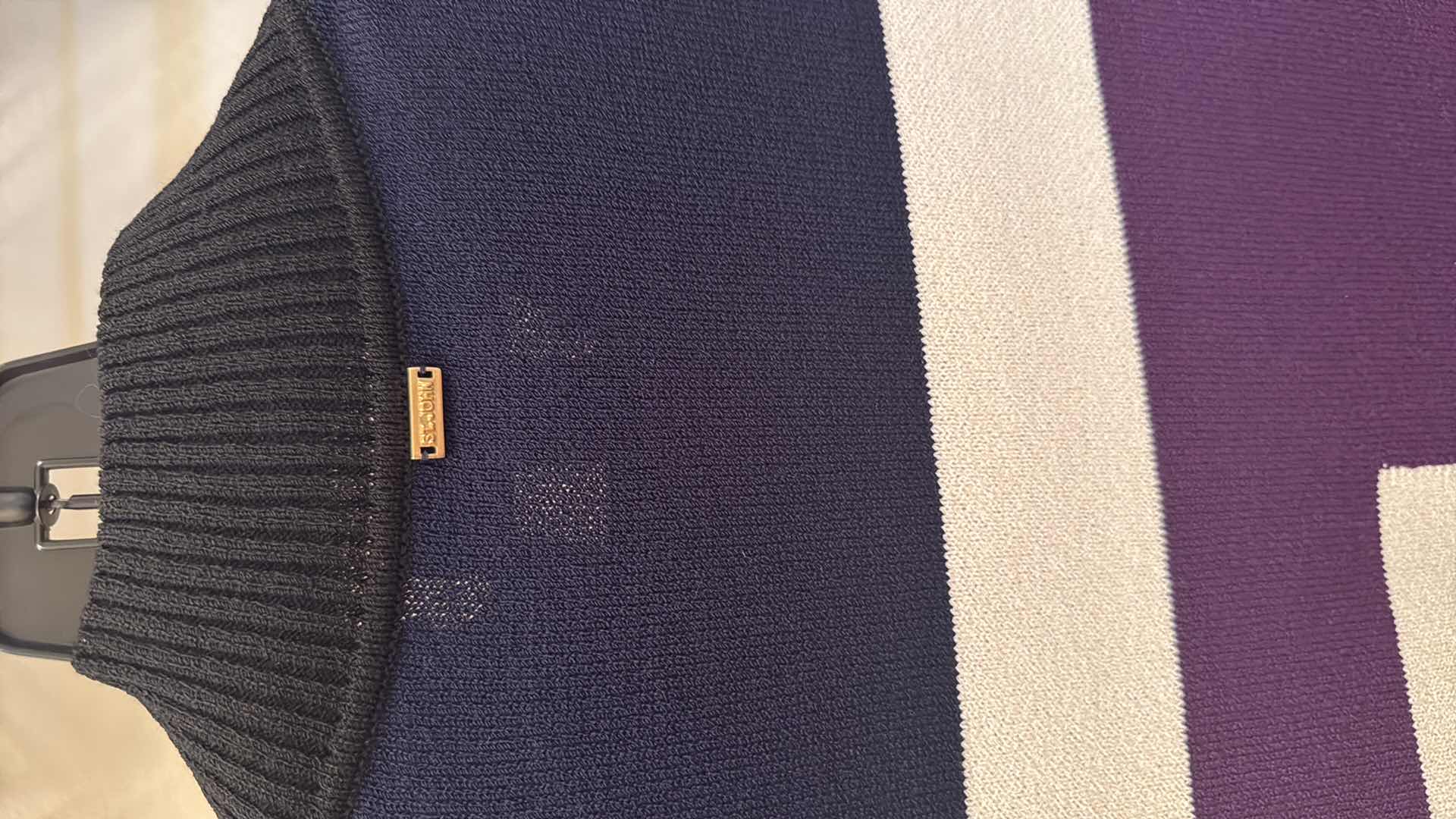 Photo 1 of ST JOHN DESIGNER KNIT ZIP UP CARDIGAN W KNIT TANK TOP (S)